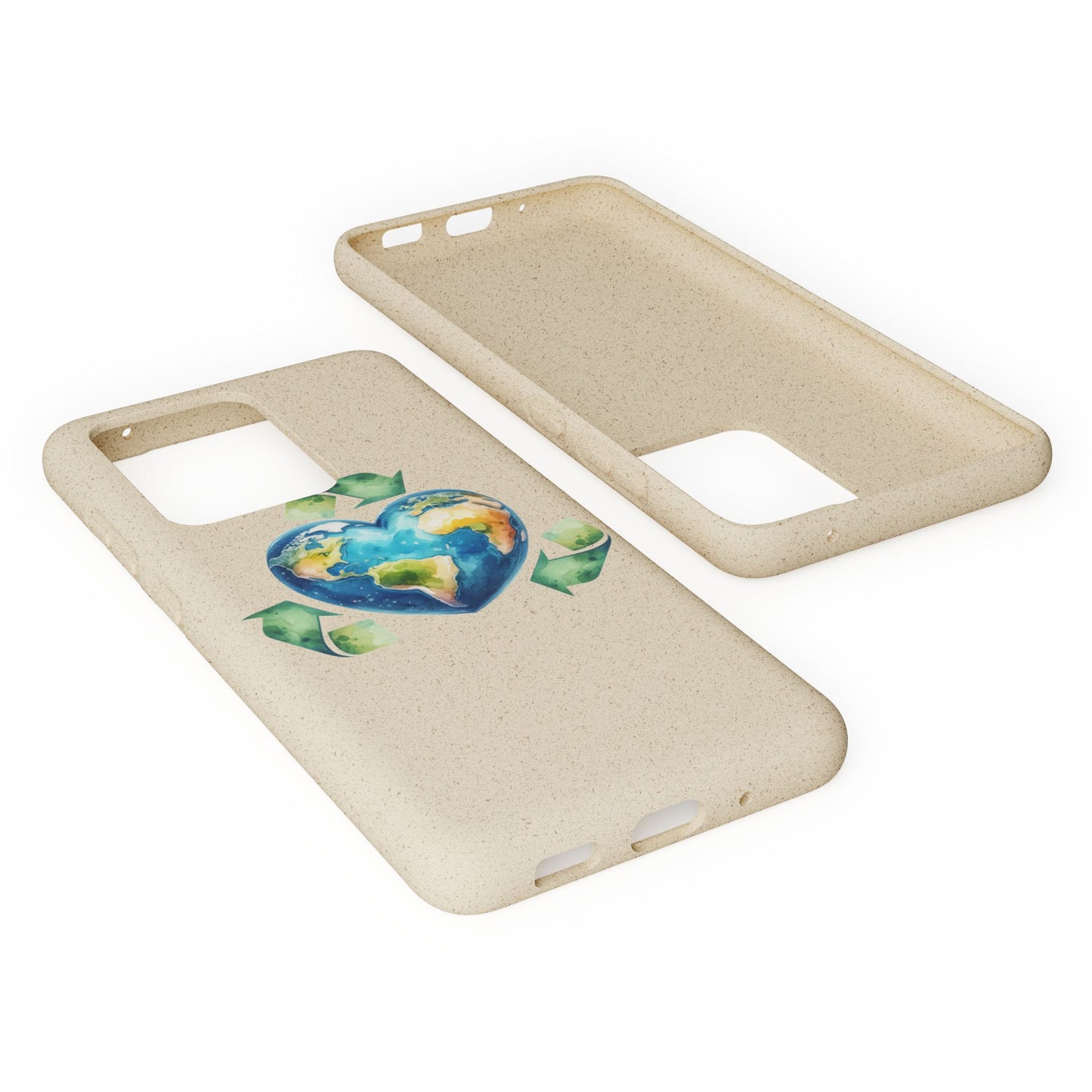 Cute Earth Design - Sustainable Living Biodegradable Phone Case