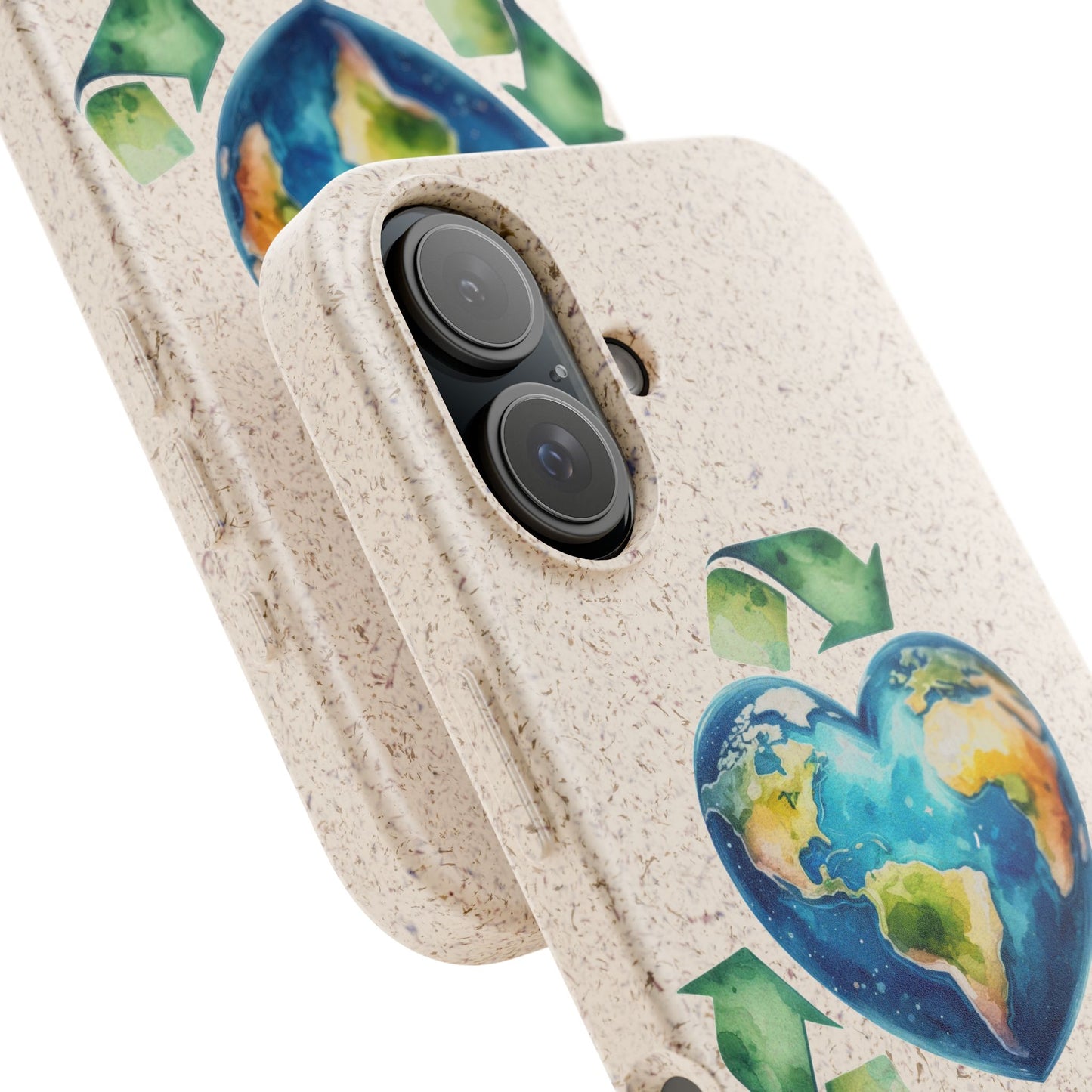 Cute Earth Design - Sustainable Living Biodegradable Phone Case