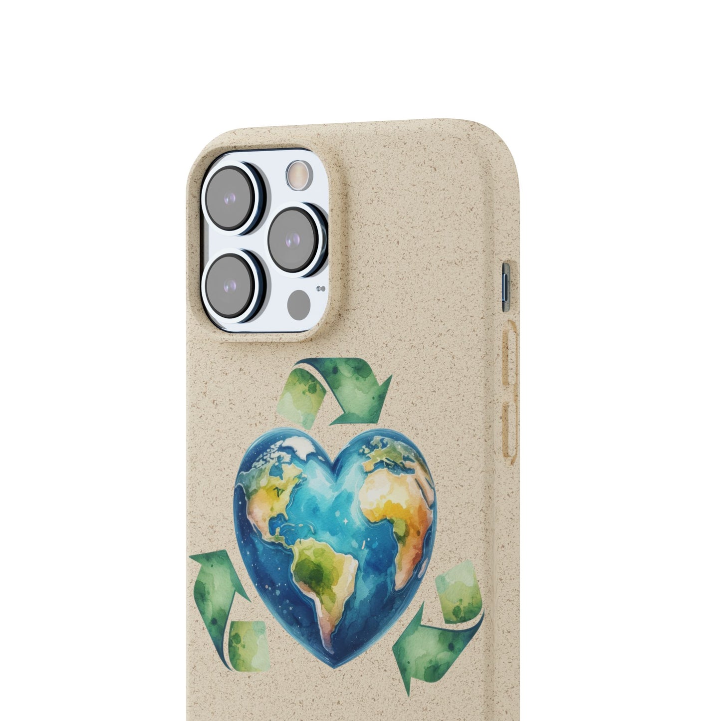 Cute Earth Design - Sustainable Living Biodegradable Phone Case