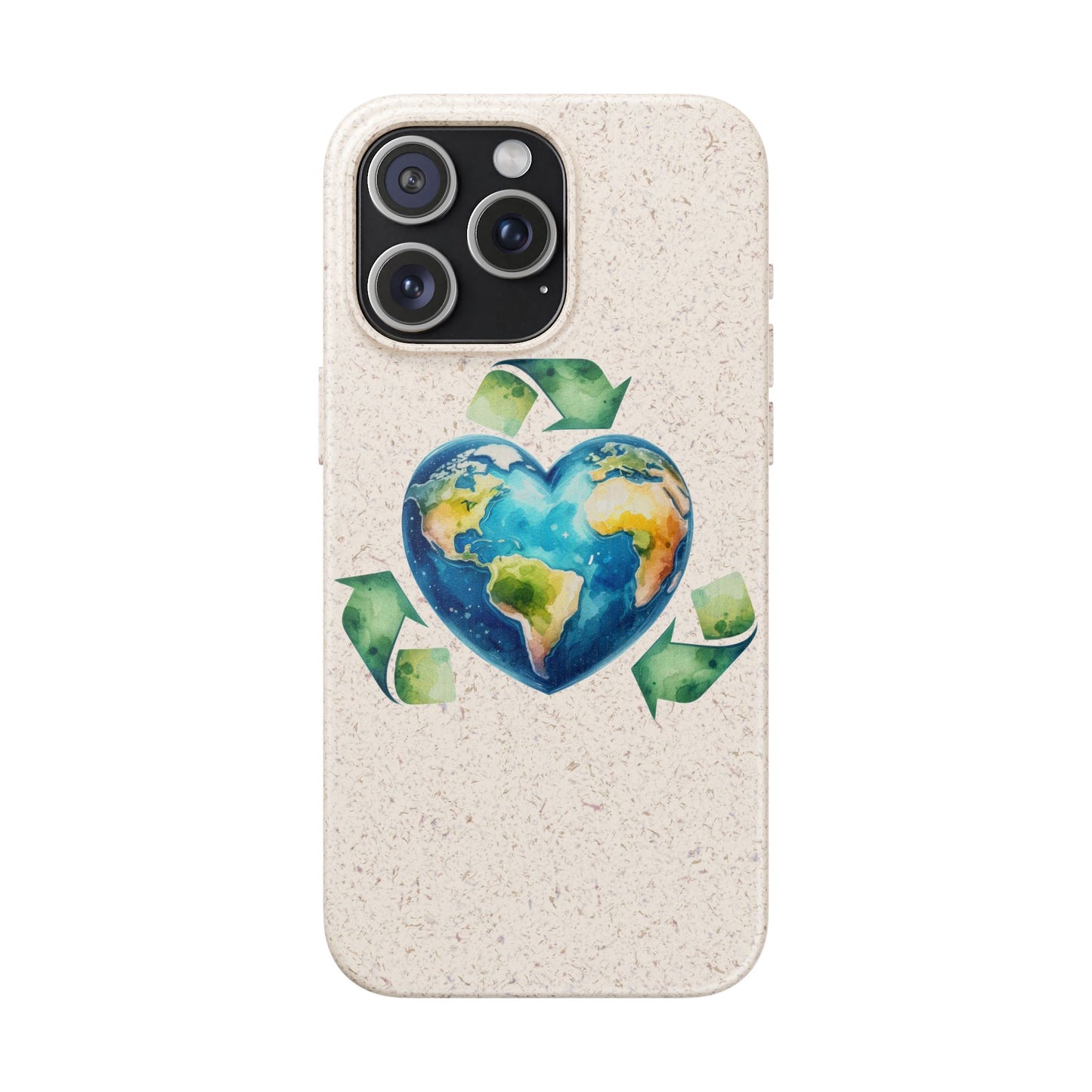 Cute Earth Design - Sustainable Living Biodegradable Phone Case