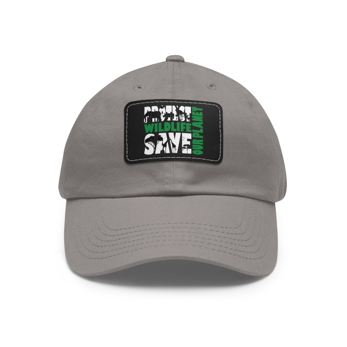 Wildlife & Planet Save Dad Hat with Leather Patch