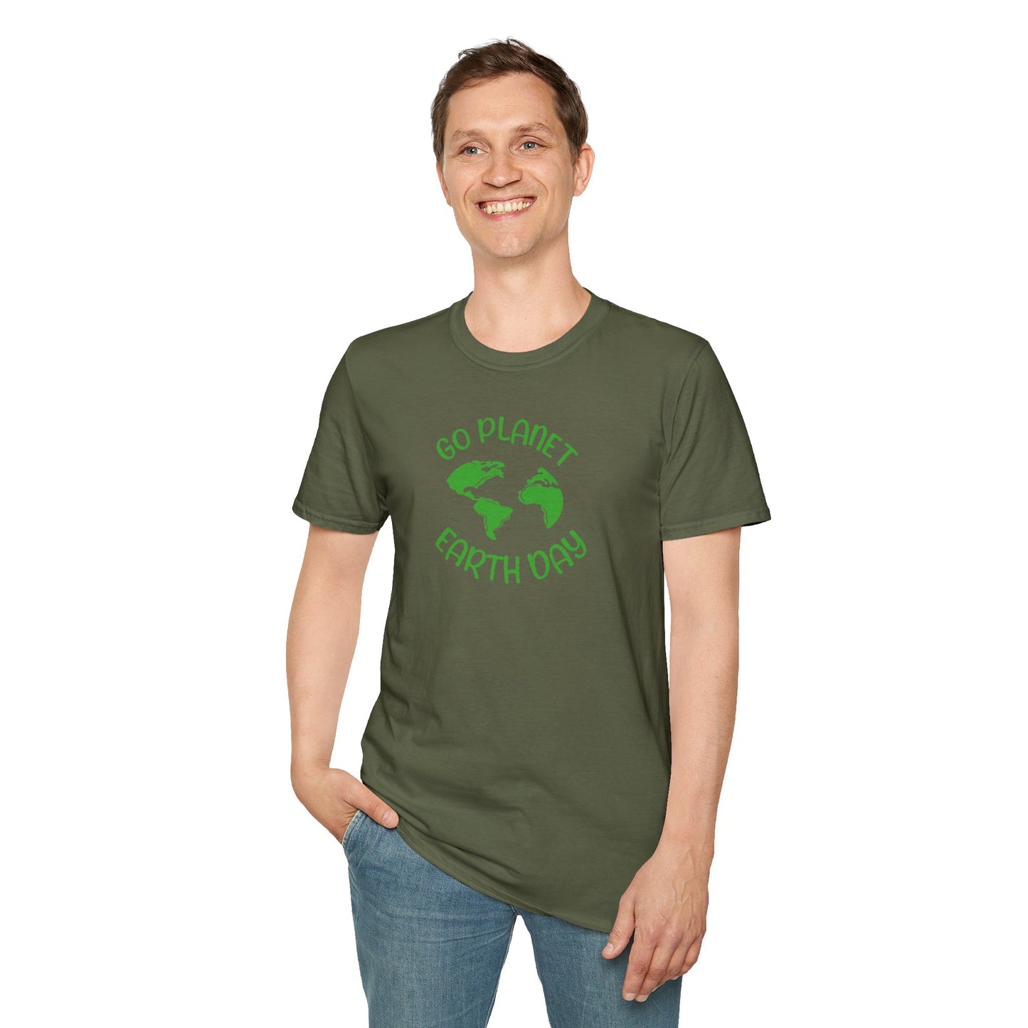 Earth Day Unisex T-Shirt - Go Planet Design