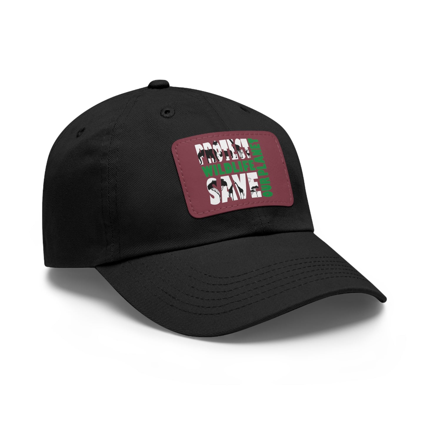 Wildlife & Planet Save Dad Hat with Leather Patch