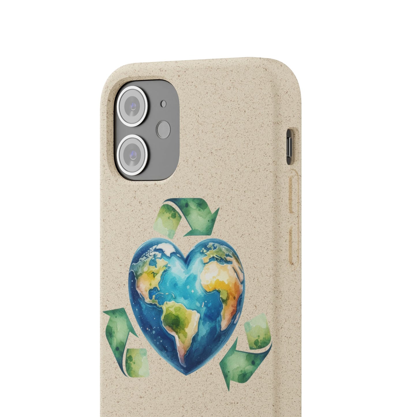 Cute Earth Design - Sustainable Living Biodegradable Phone Case