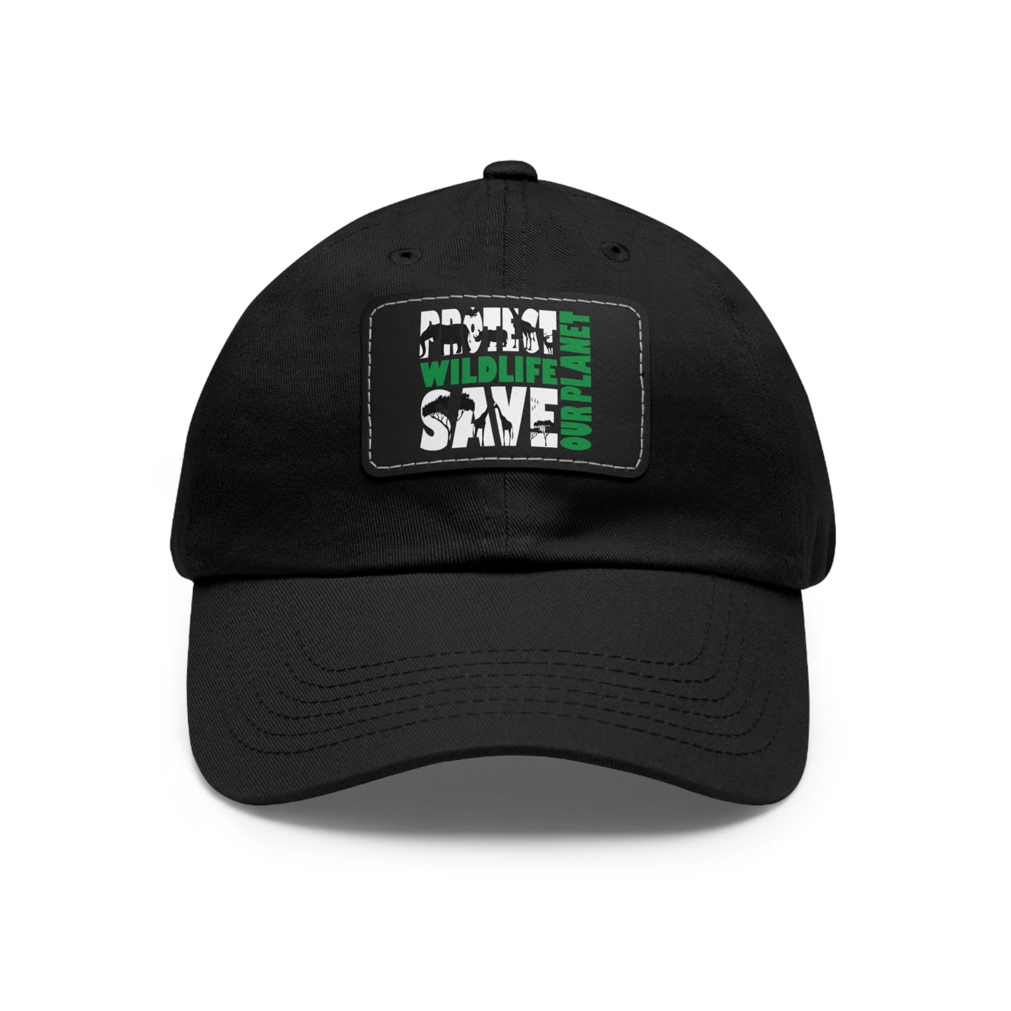 Wildlife & Planet Save Dad Hat with Leather Patch