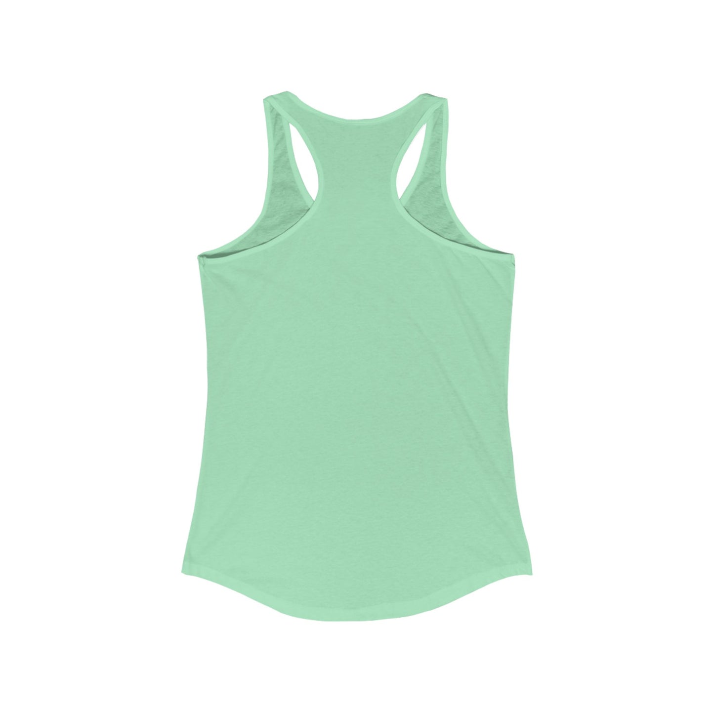 Eco-Friendly Turtle Graphic Women's Racerback Tank Top