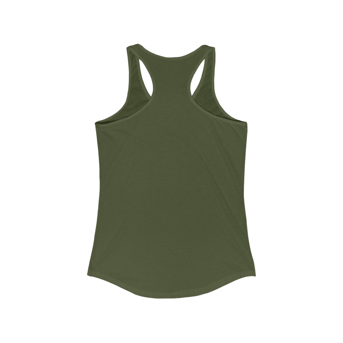 Eco-Friendly Turtle Graphic Women's Racerback Tank Top
