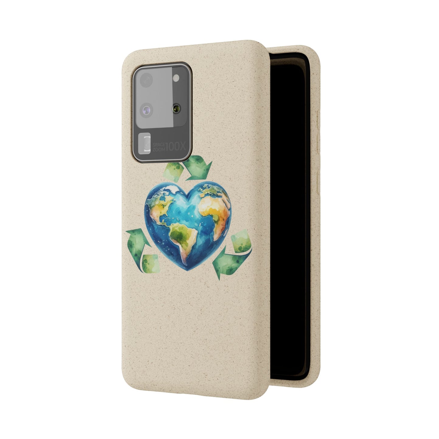 Cute Earth Design - Sustainable Living Biodegradable Phone Case