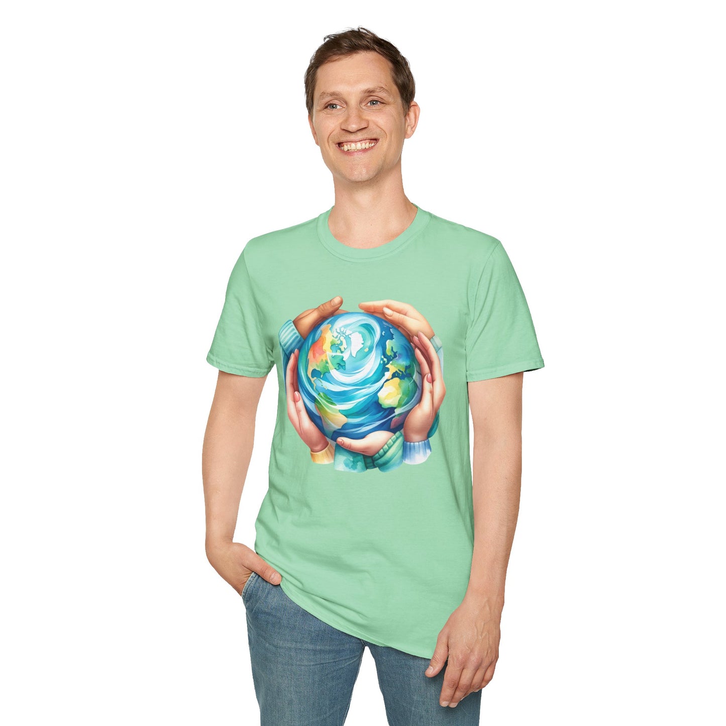 Earth Day Holding Hands T-Shirt