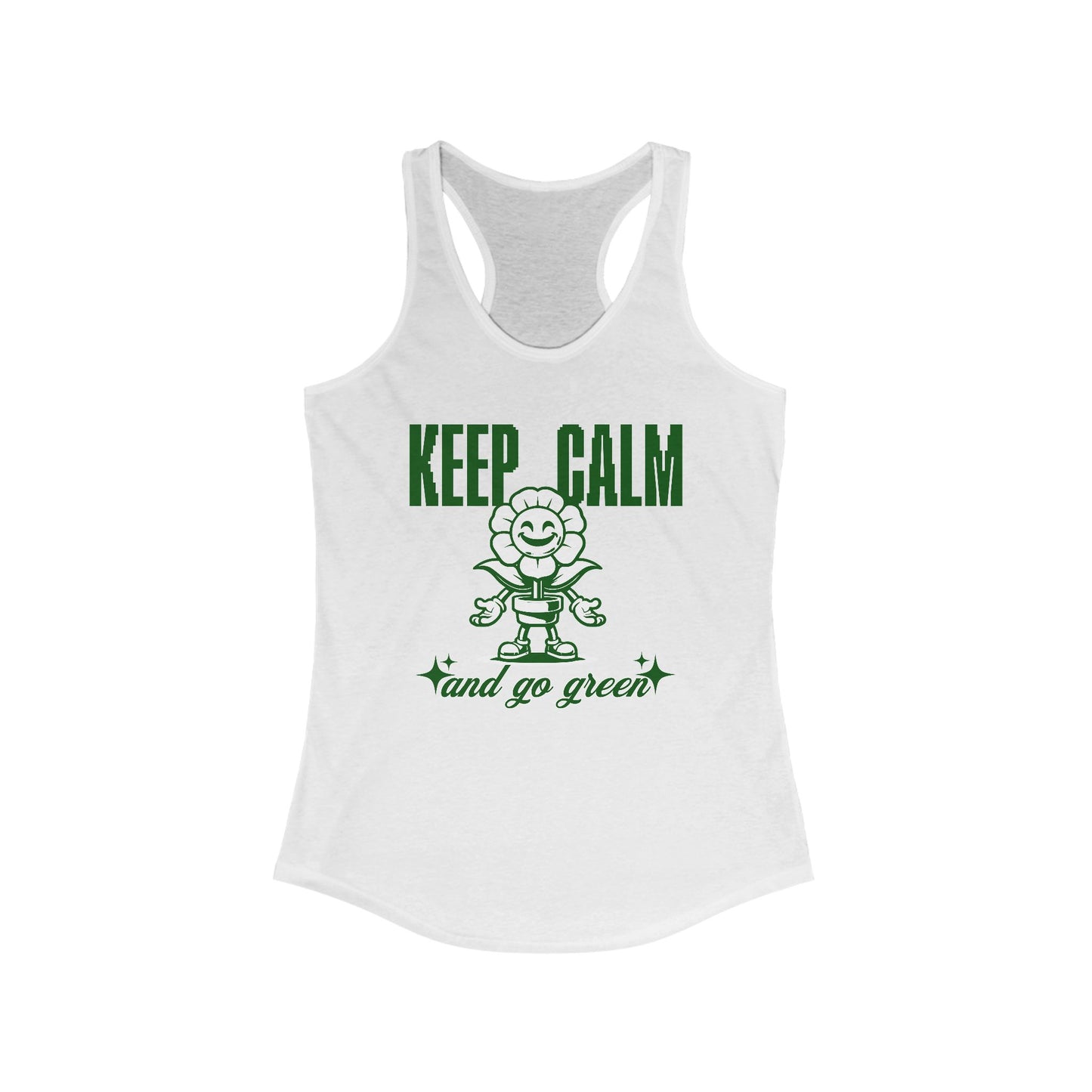 Green Women Tank Top