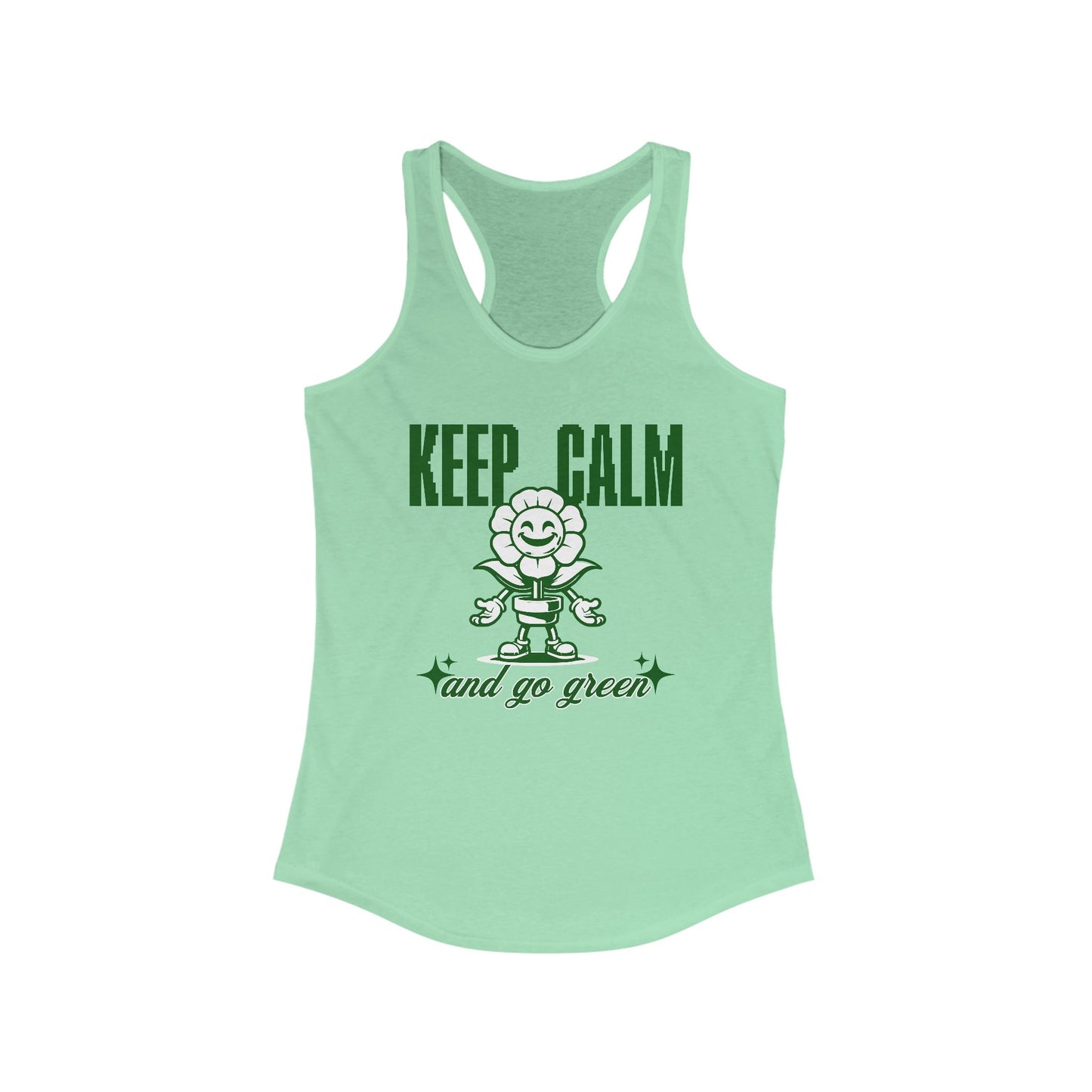 Green Women Tank Top