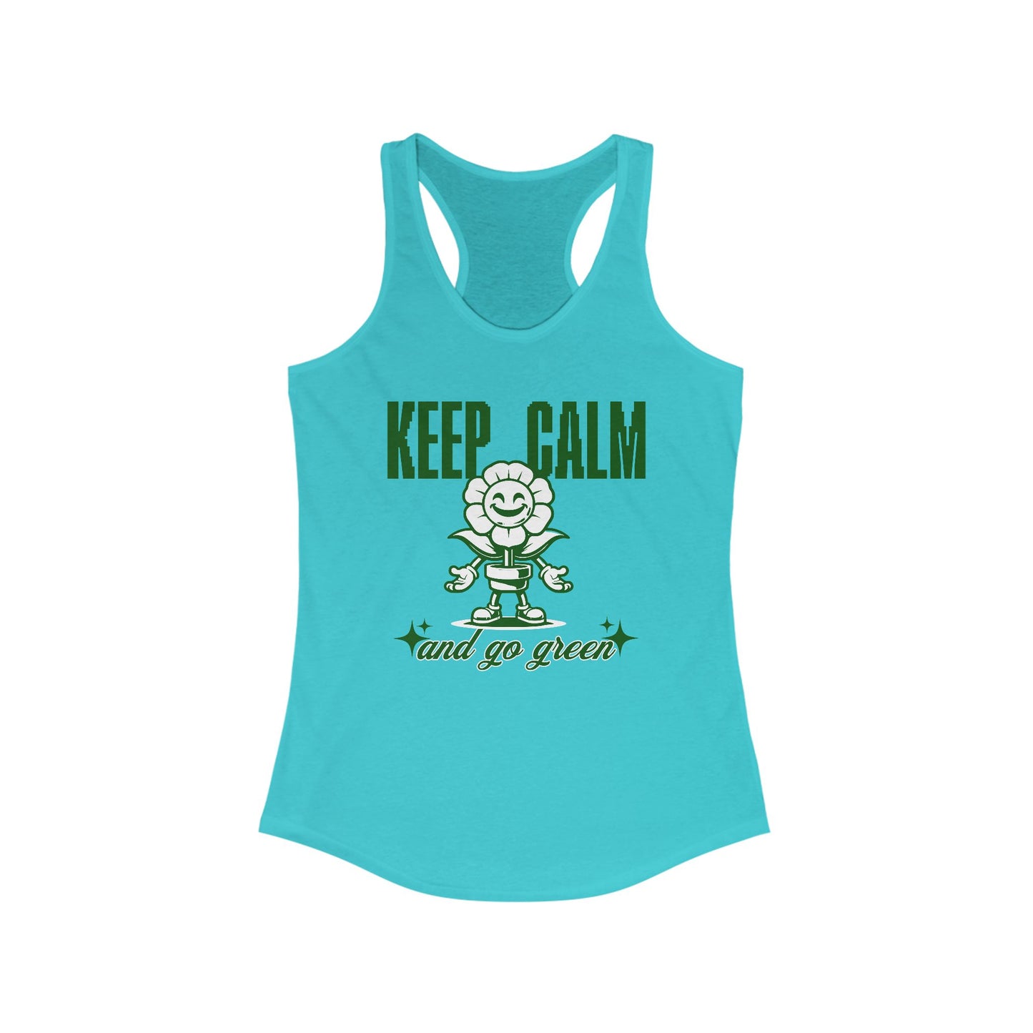 Green Women Tank Top