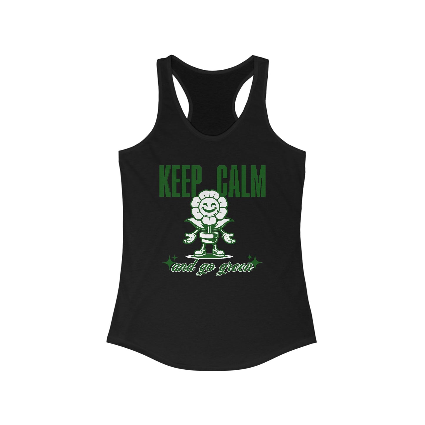 Green Women Tank Top