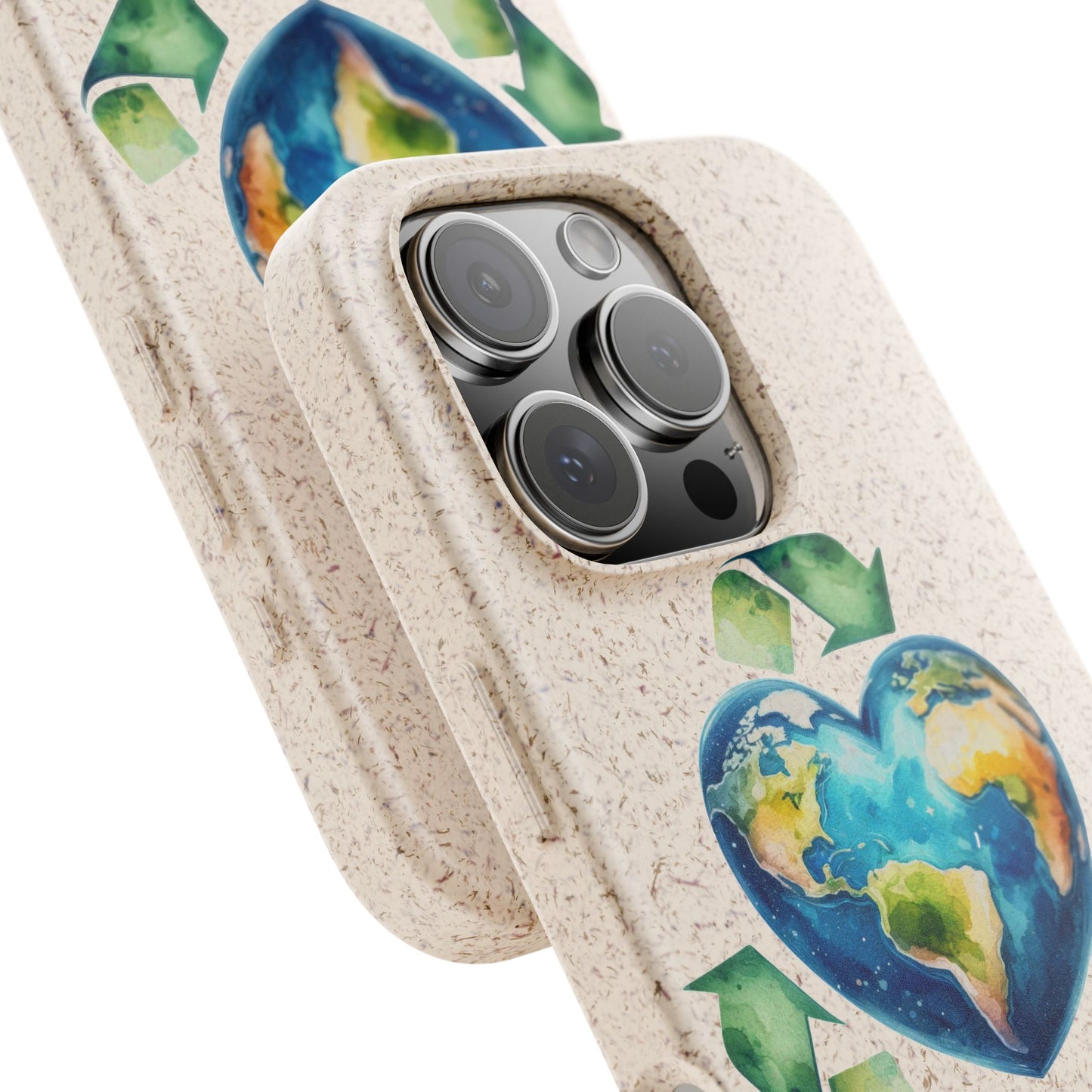 Cute Earth Design - Sustainable Living Biodegradable Phone Case