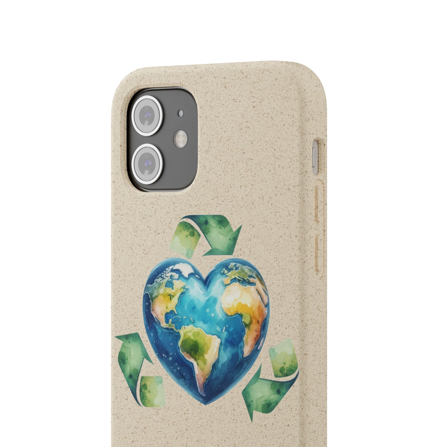 Cute Earth Design - Sustainable Living Biodegradable Phone Case