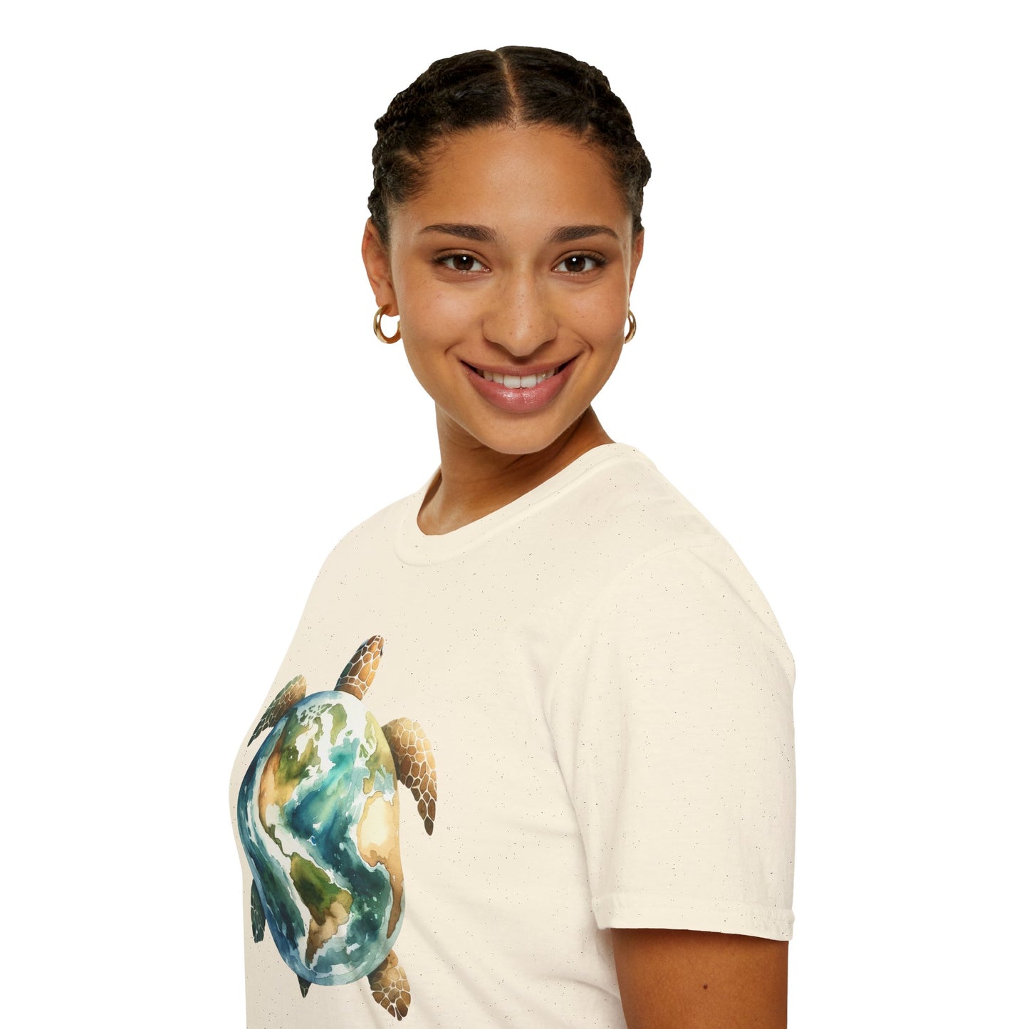 Eco-Friendly Turtle Graphic Unisex Softstyle T-Shirt