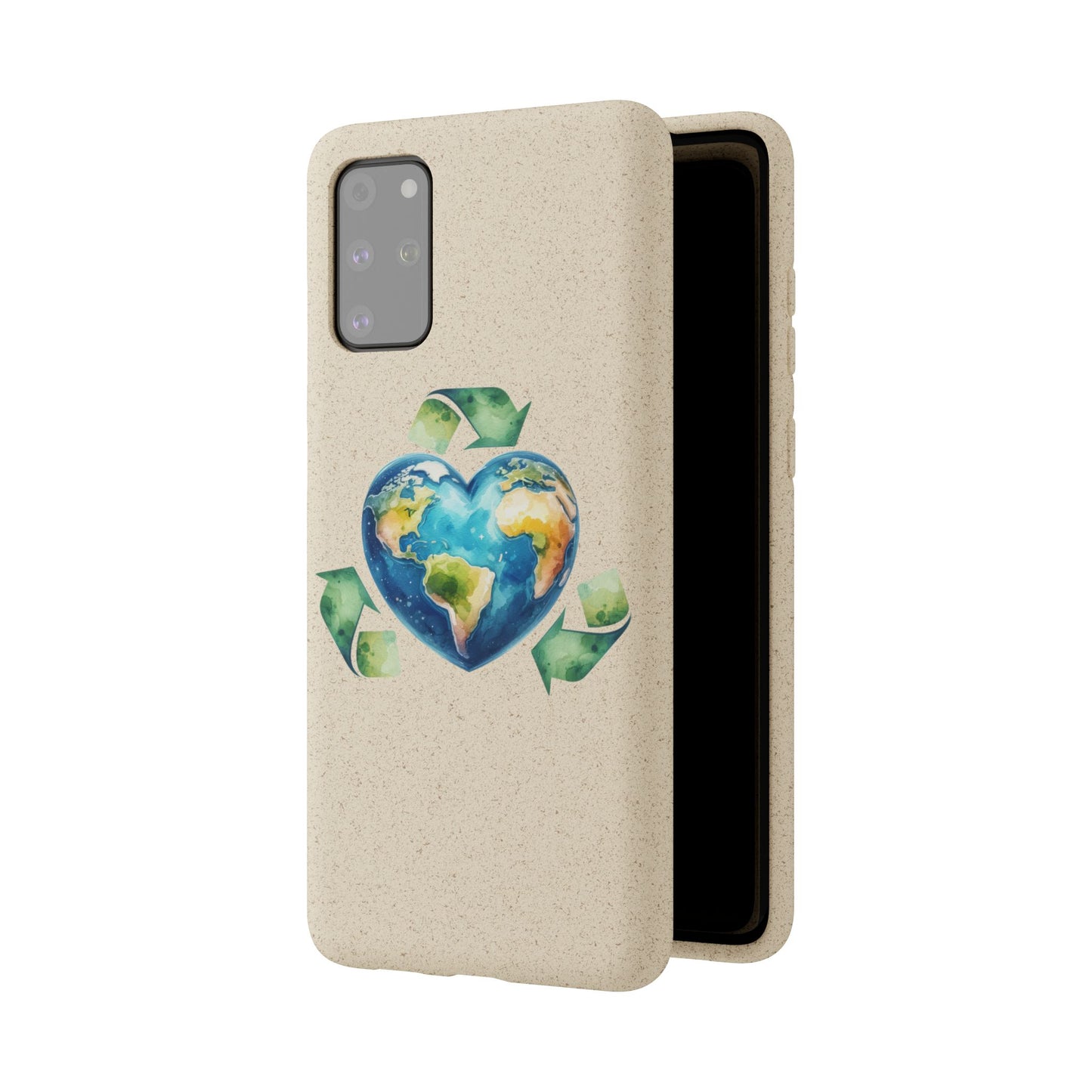 Cute Earth Design - Sustainable Living Biodegradable Phone Case