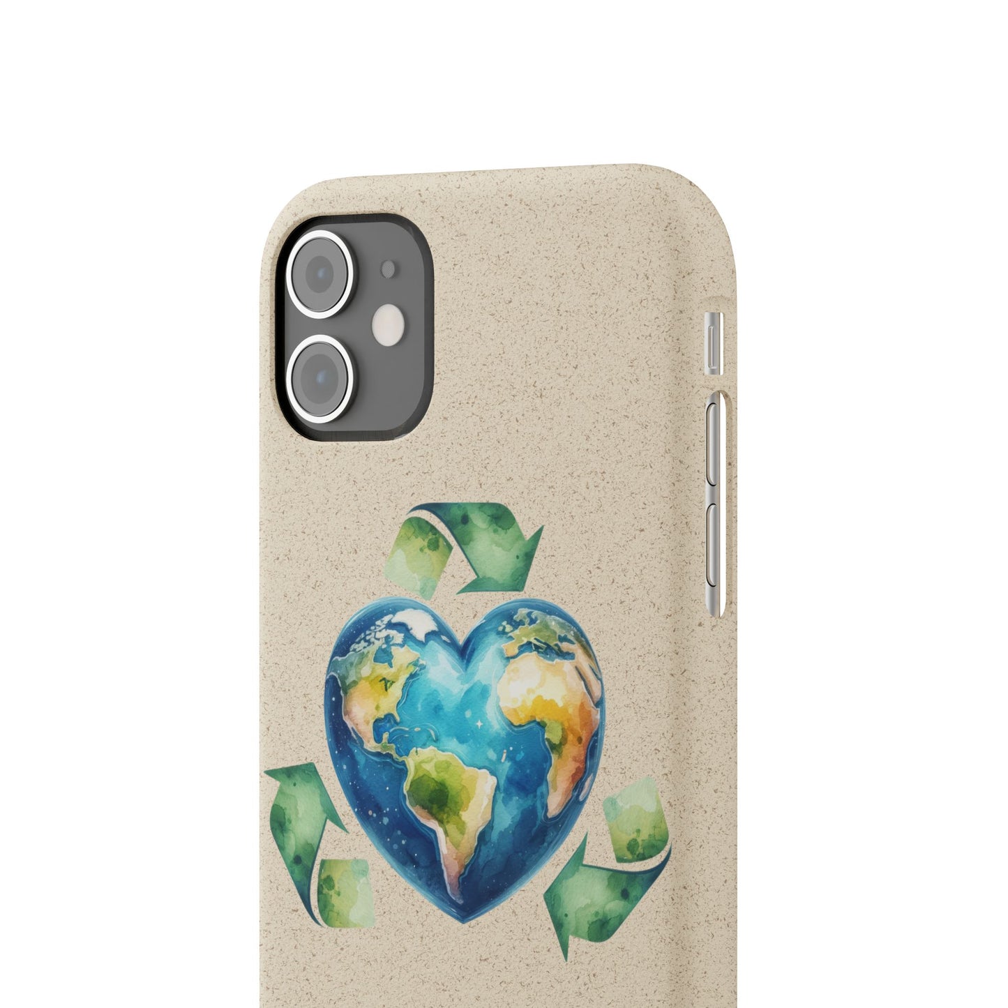 Cute Earth Design - Sustainable Living Biodegradable Phone Case