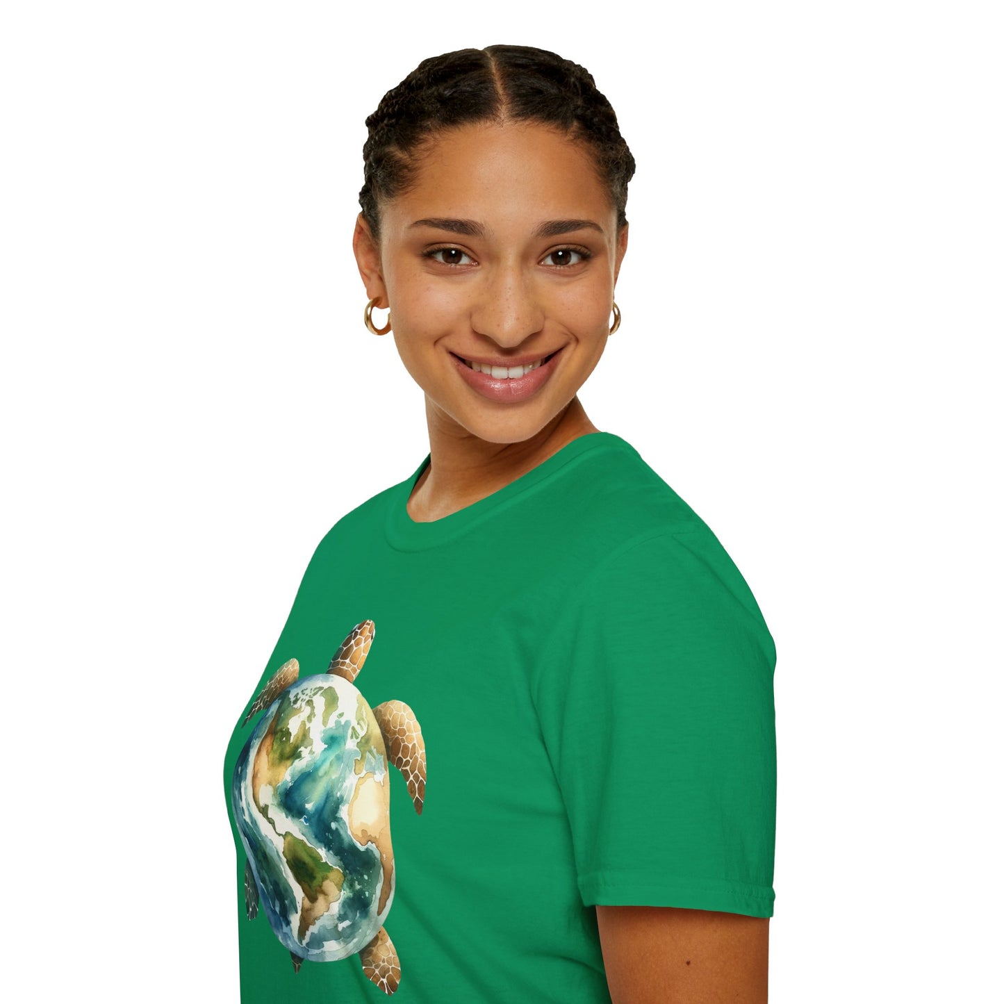 Eco-Friendly Turtle Graphic Unisex Softstyle T-Shirt