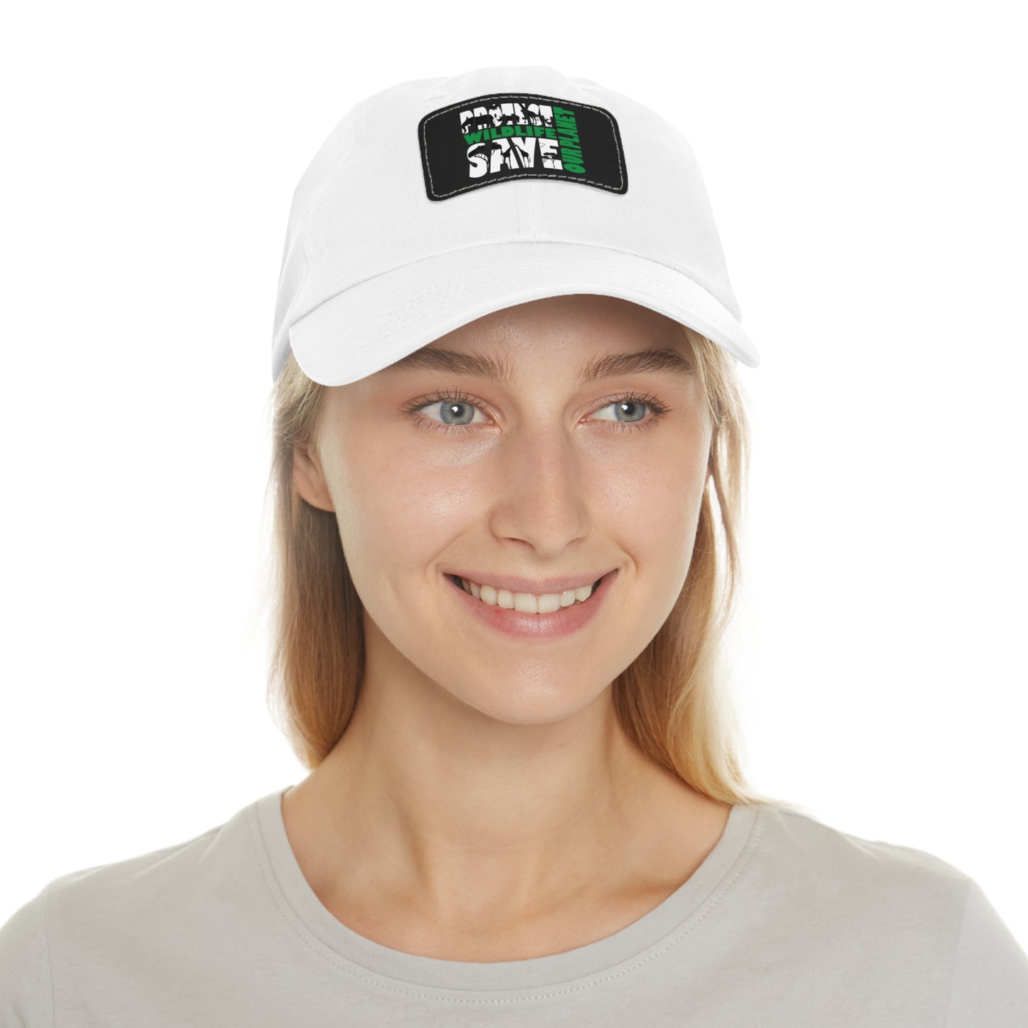 Wildlife & Planet Save Dad Hat with Leather Patch