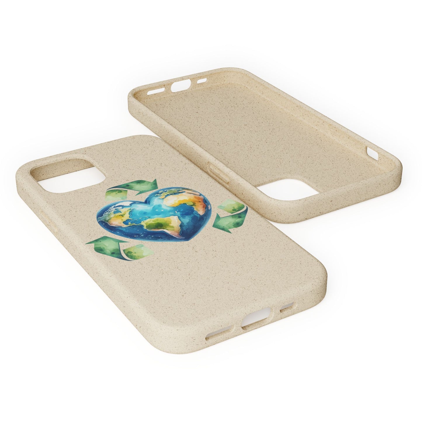 Cute Earth Design - Sustainable Living Biodegradable Phone Case