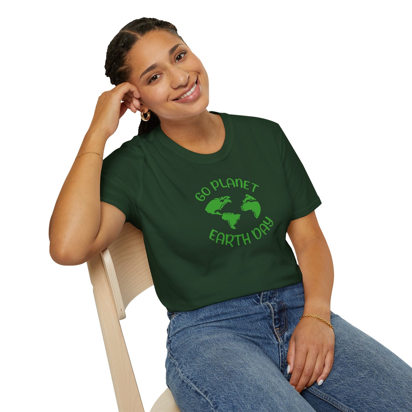 Earth Day Unisex T-Shirt - Go Planet Design