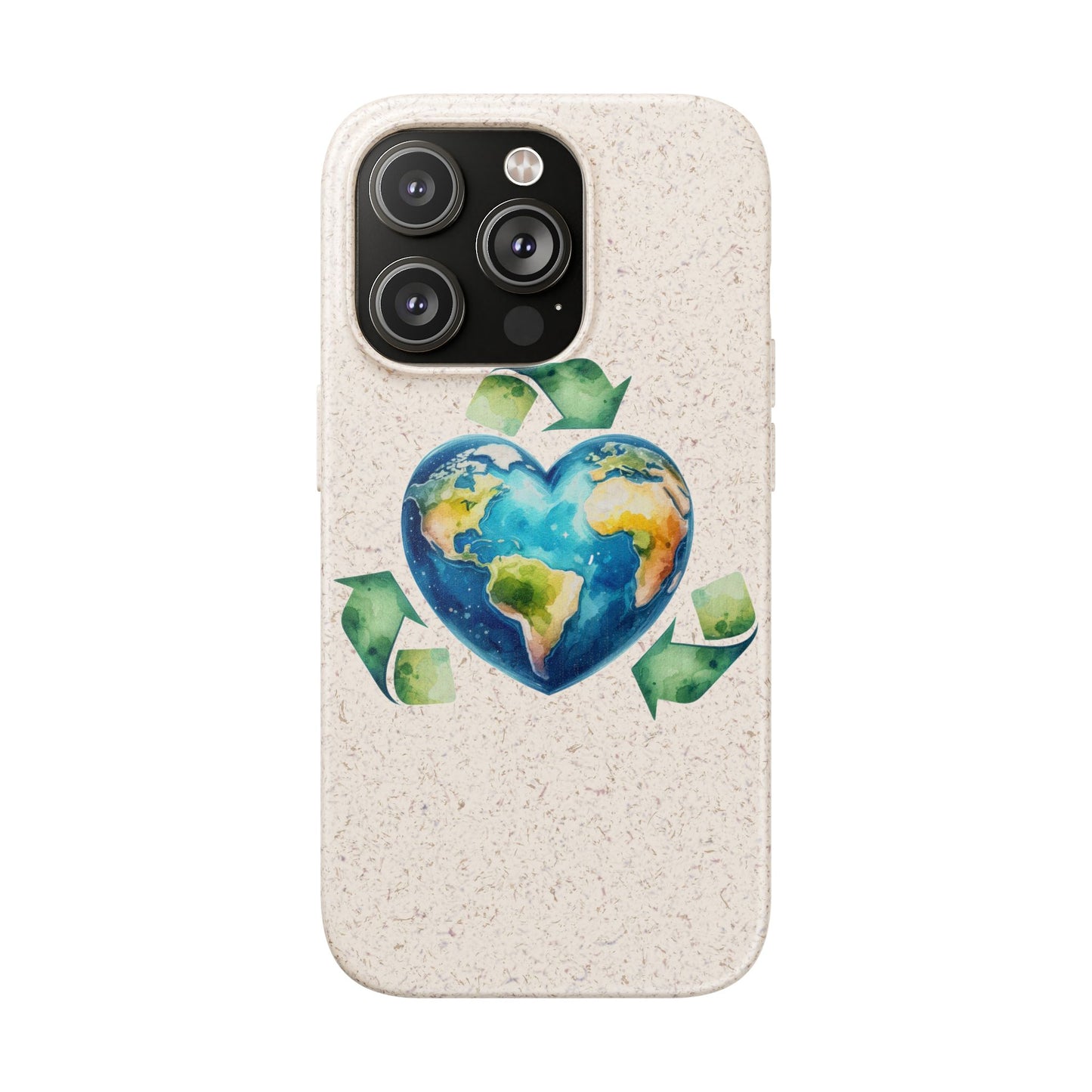 Cute Earth Design - Sustainable Living Biodegradable Phone Case
