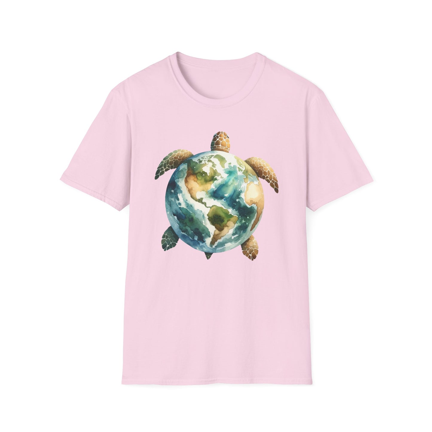 Eco-Friendly Turtle Graphic Unisex Softstyle T-Shirt