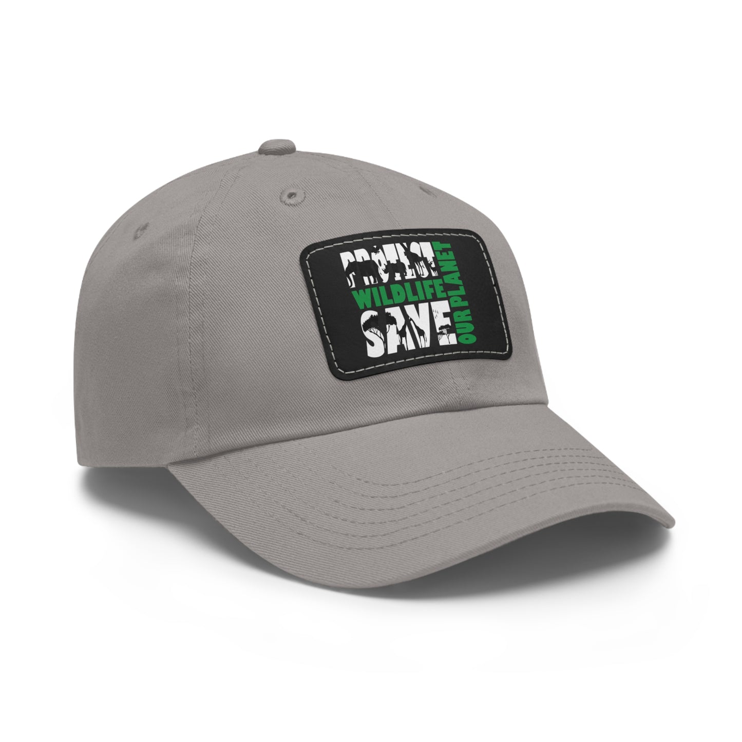 Wildlife & Planet Save Dad Hat with Leather Patch