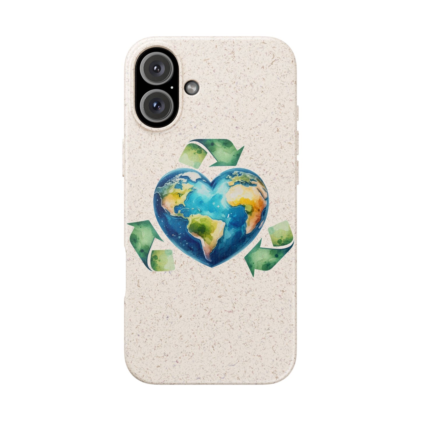 Cute Earth Design - Sustainable Living Biodegradable Phone Case