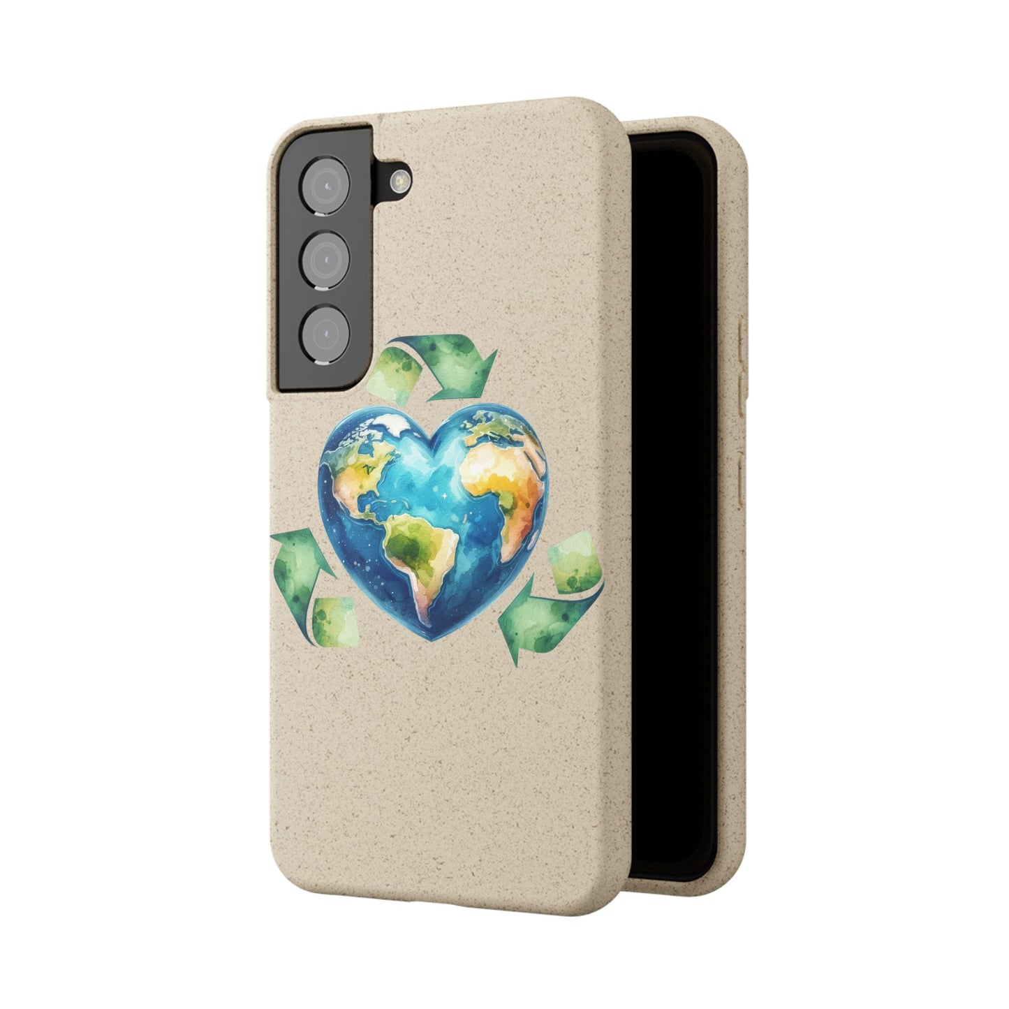 Cute Earth Design - Sustainable Living Biodegradable Phone Case