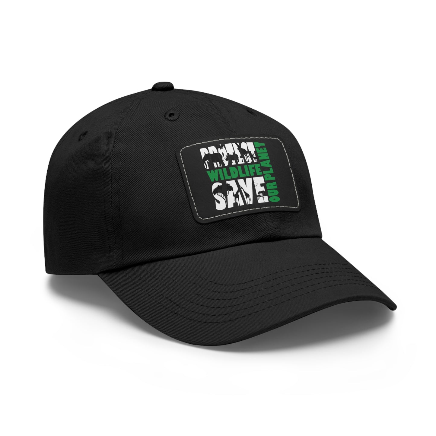 Wildlife & Planet Save Dad Hat with Leather Patch