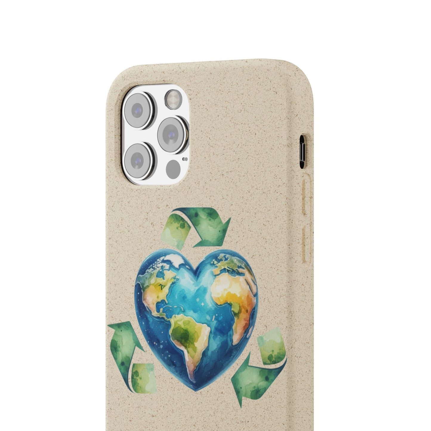 Cute Earth Design - Sustainable Living Biodegradable Phone Case