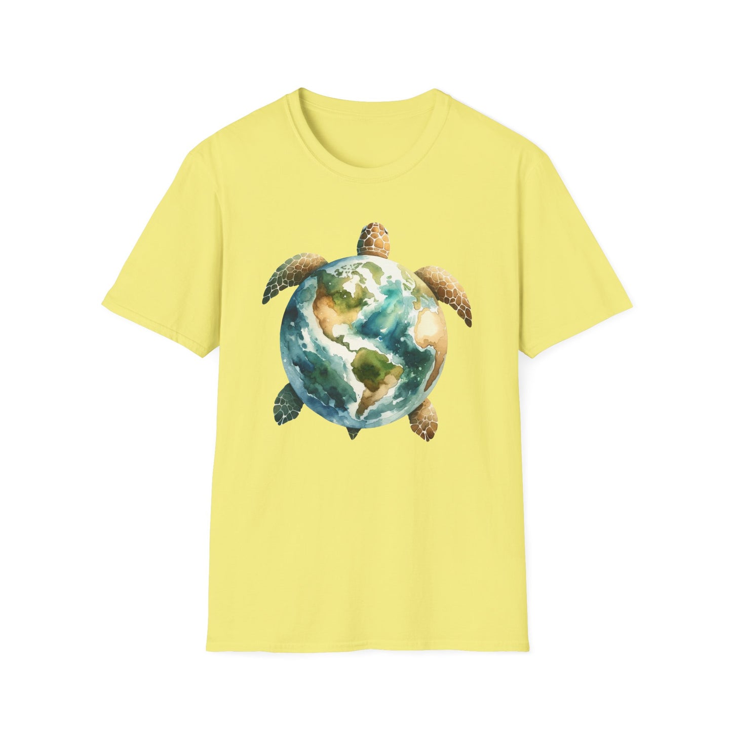 Eco-Friendly Turtle Graphic Unisex Softstyle T-Shirt