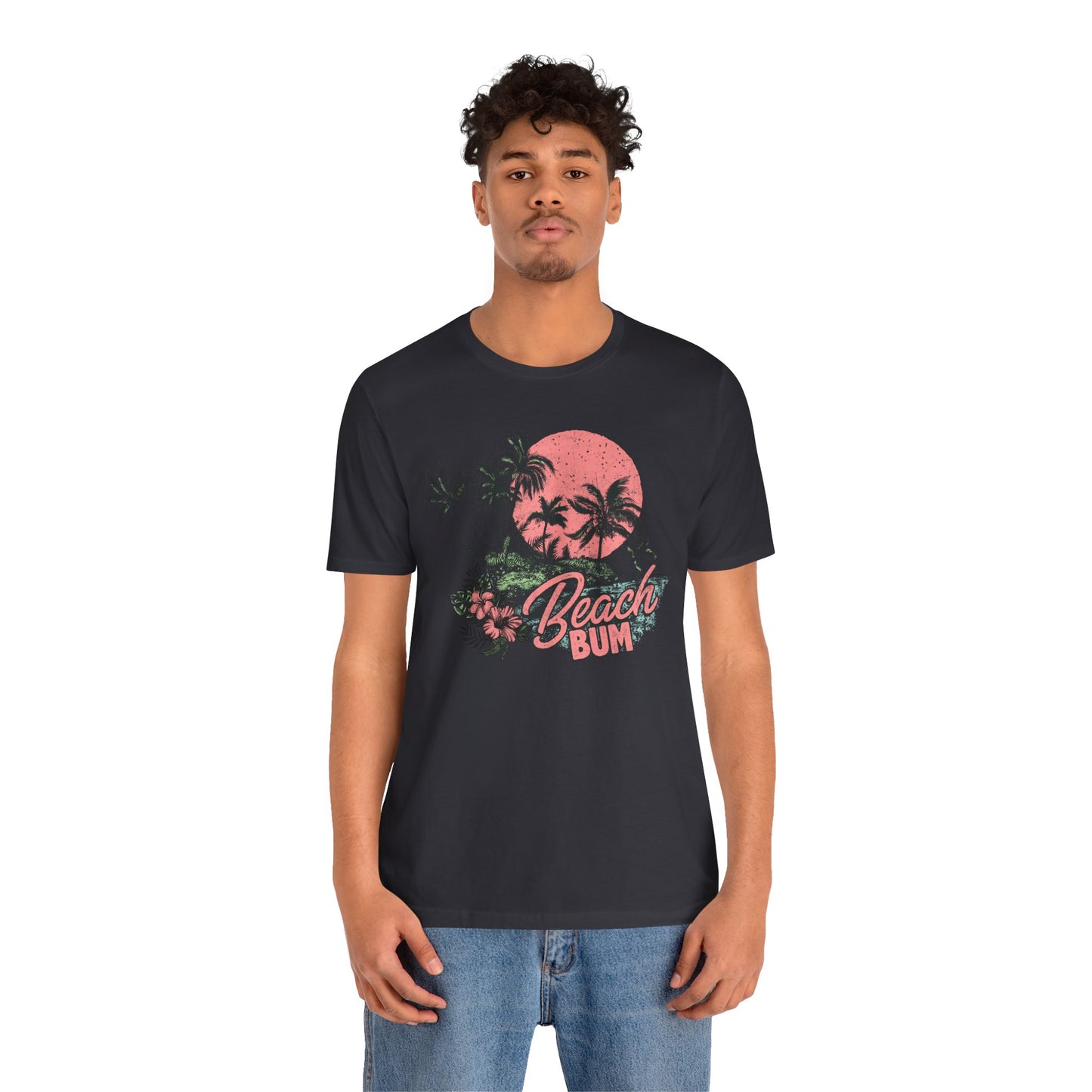 Beach Bum Unisex Short Sleeve Tee - Summer Vibes Shirt