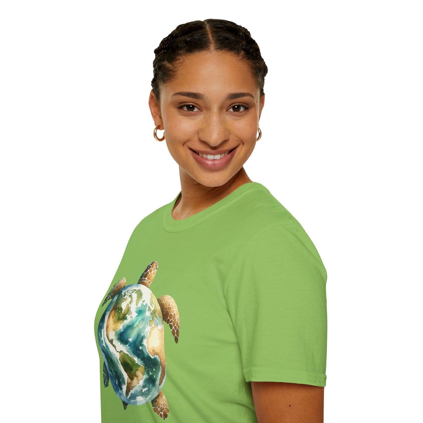 Eco-Friendly Turtle Graphic Unisex Softstyle T-Shirt