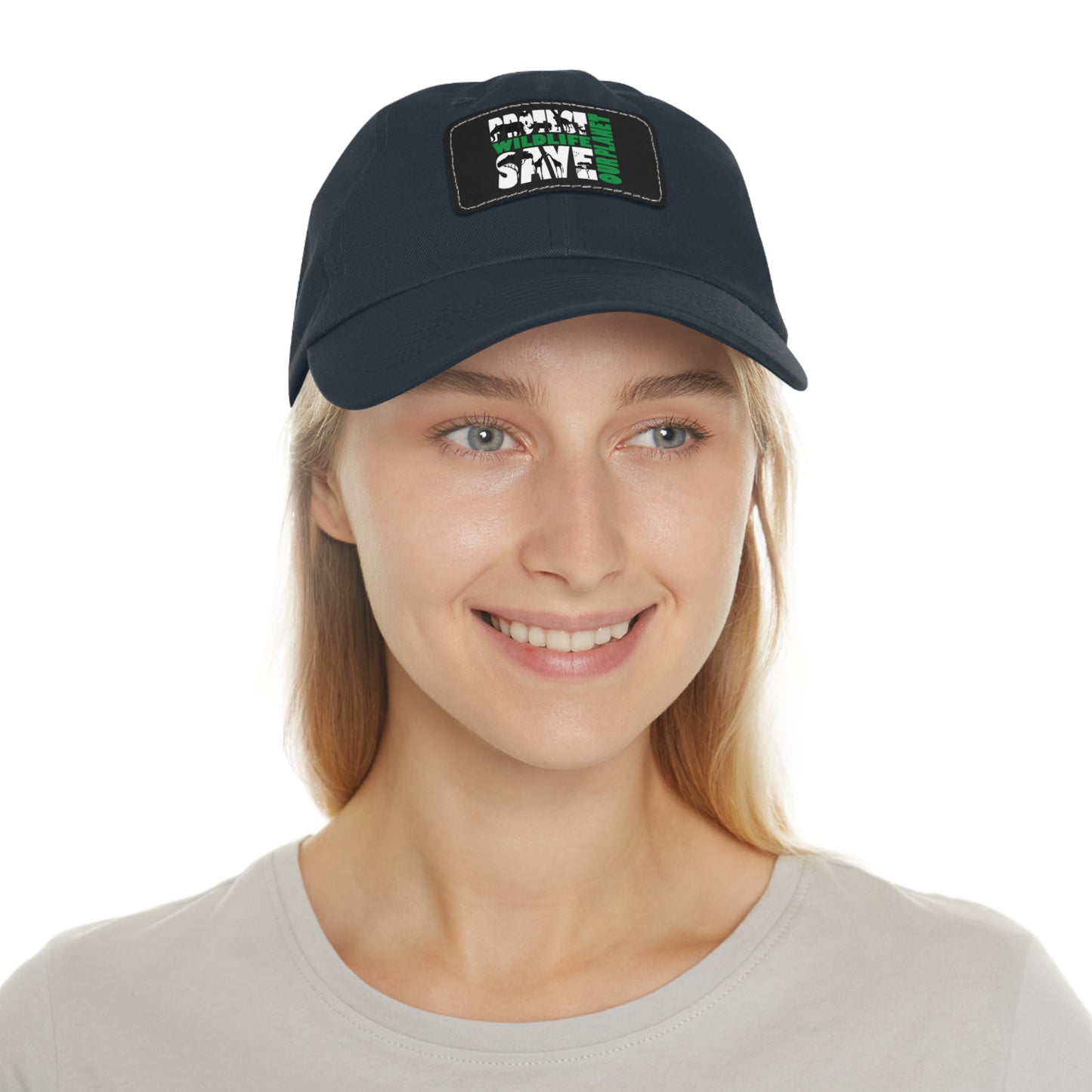 Wildlife & Planet Save Dad Hat with Leather Patch