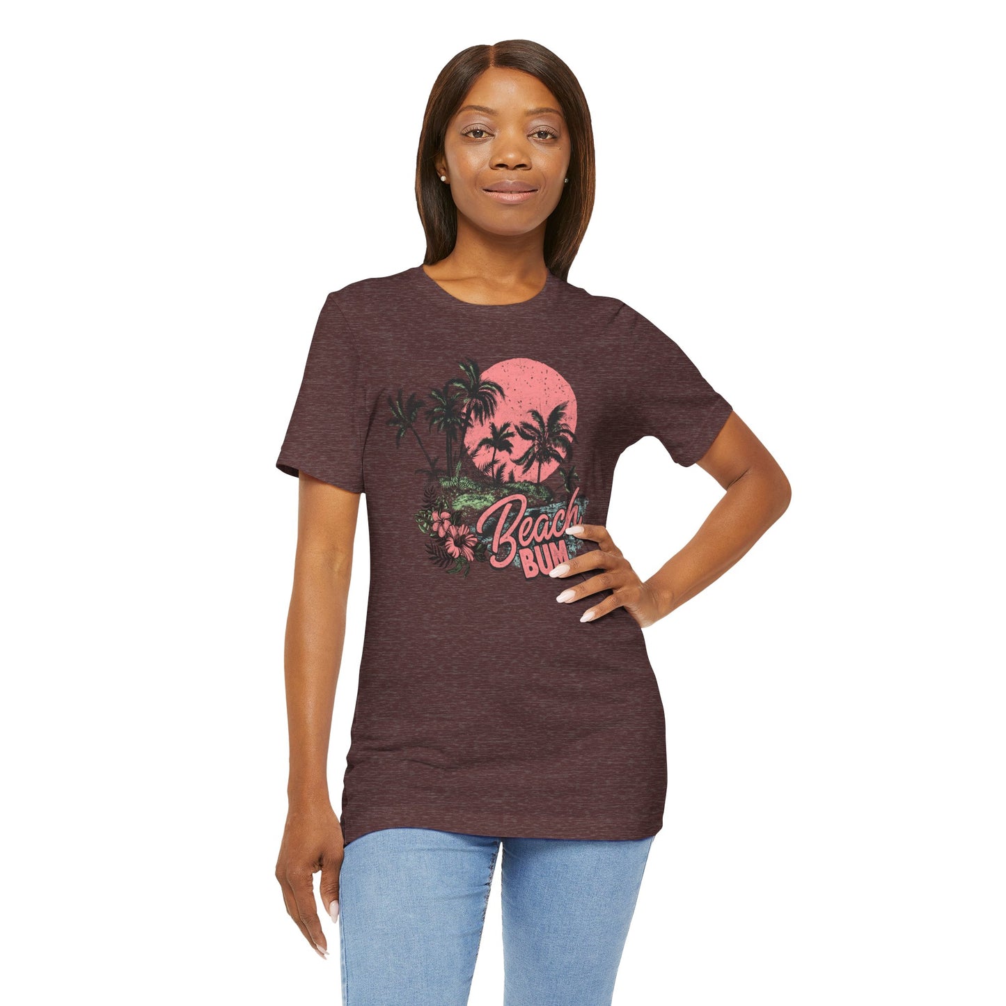 Beach Bum Unisex Short Sleeve Tee - Summer Vibes Shirt