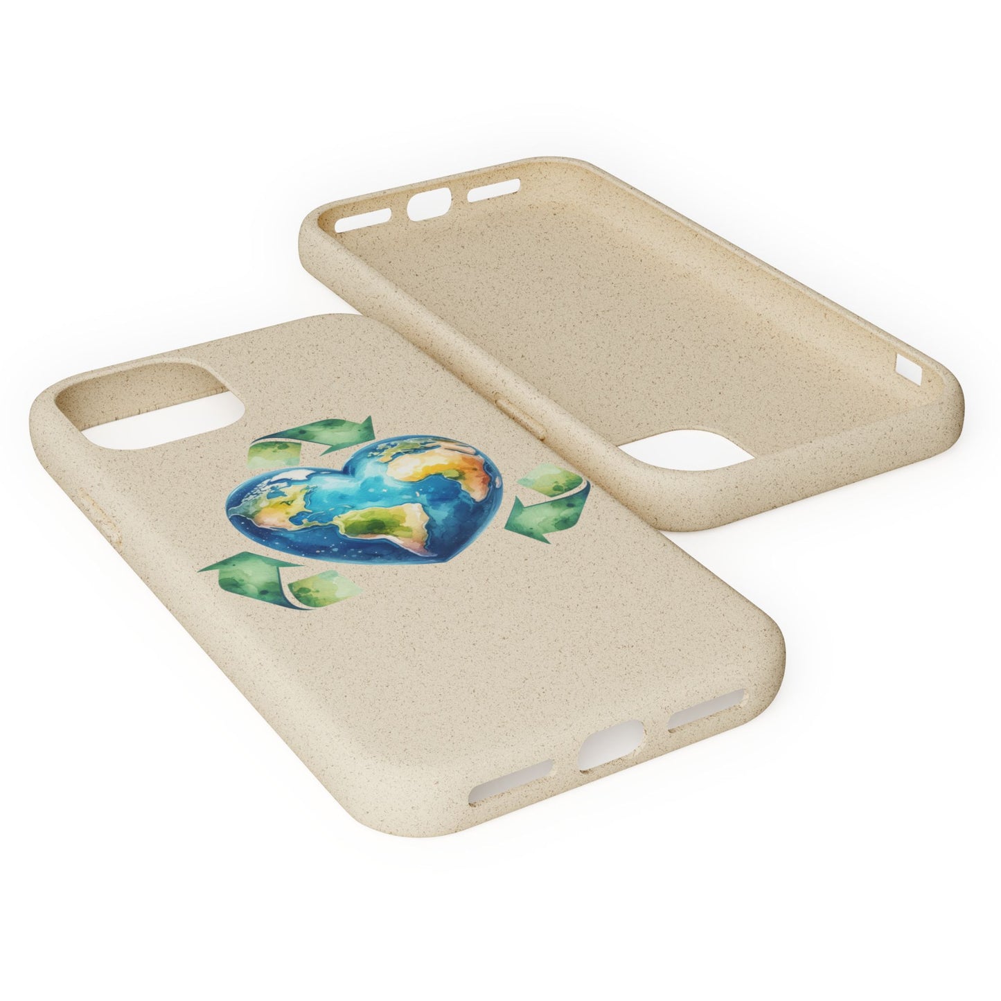 Cute Earth Design - Sustainable Living Biodegradable Phone Case