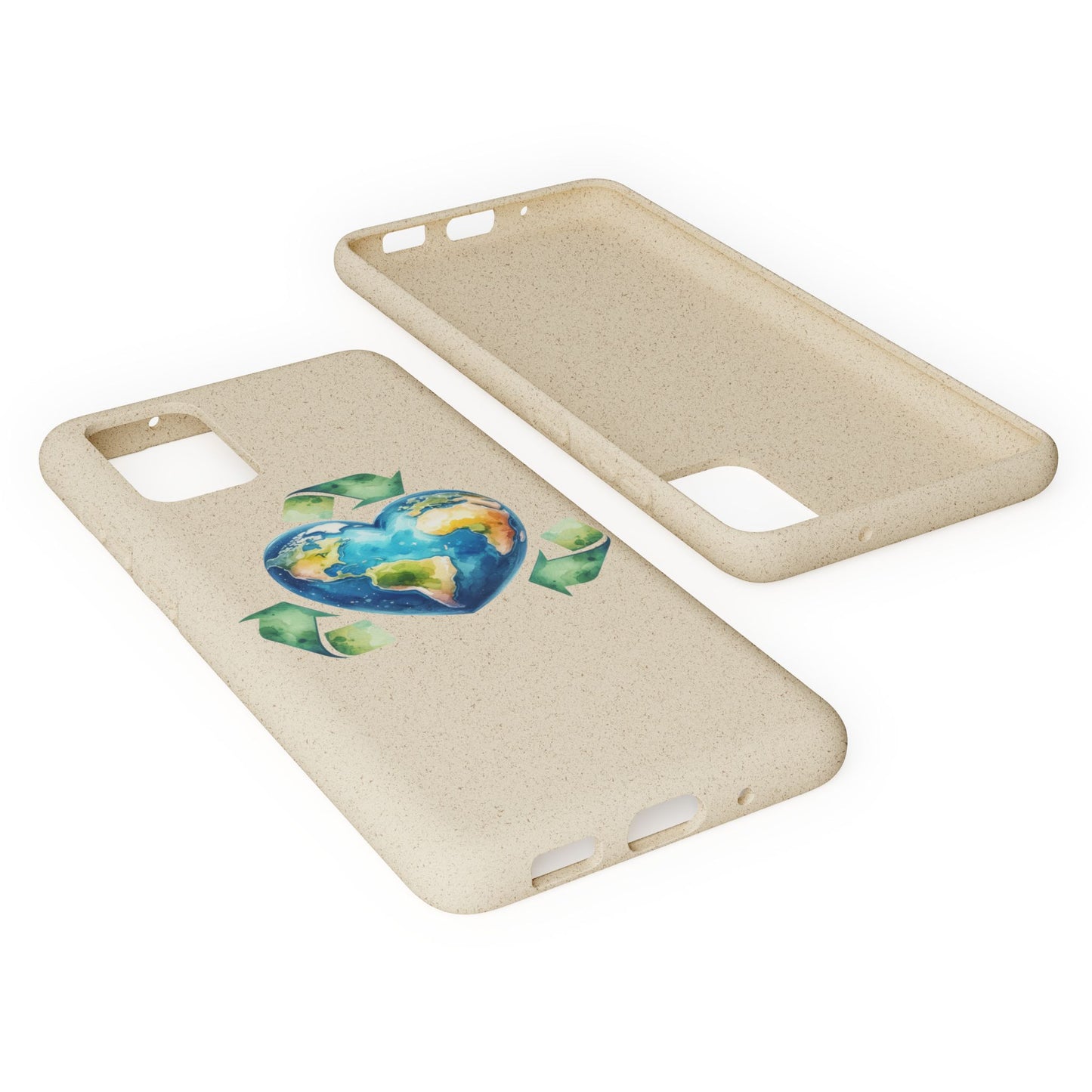 Cute Earth Design - Sustainable Living Biodegradable Phone Case
