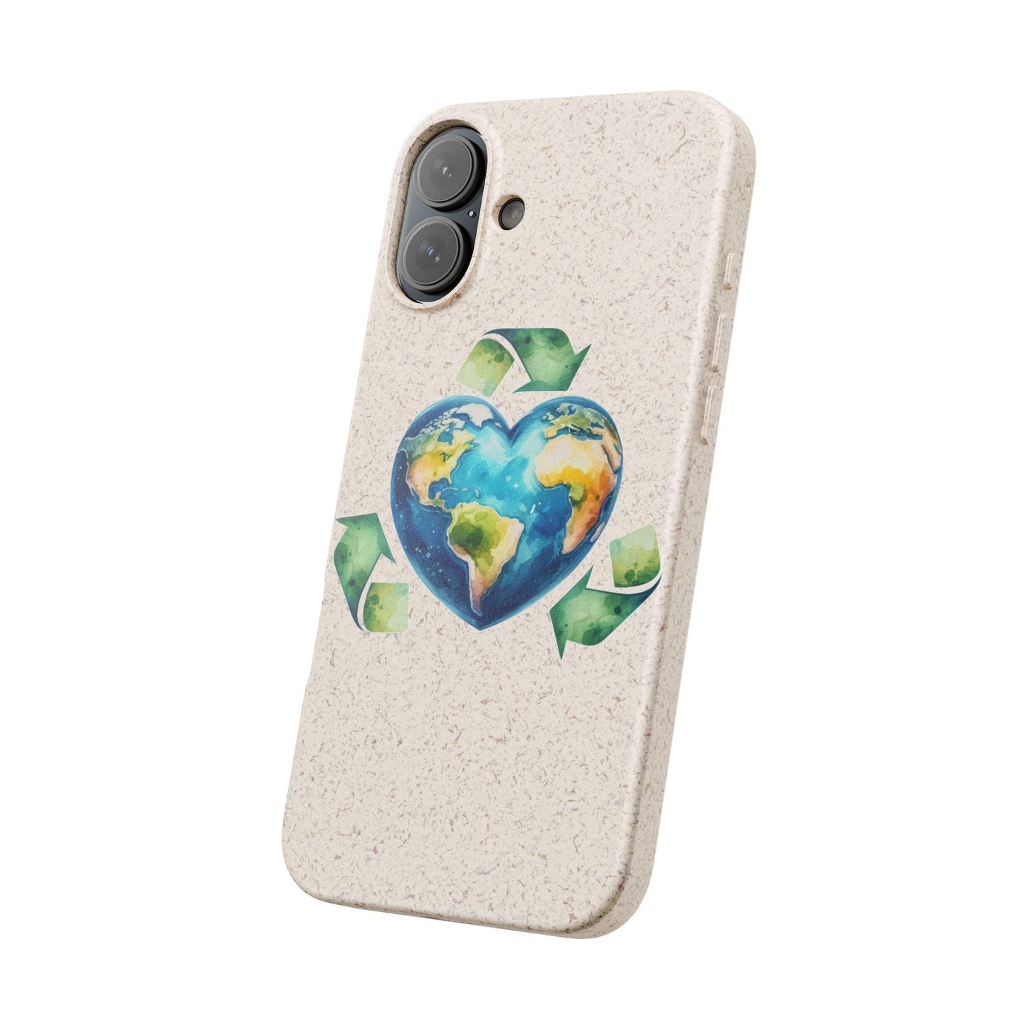 Cute Earth Design - Sustainable Living Biodegradable Phone Case