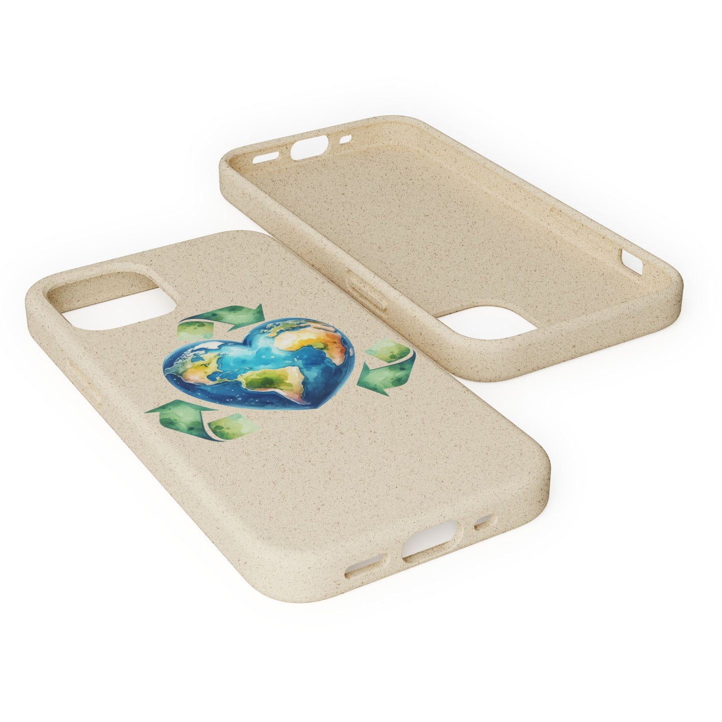 Cute Earth Design - Sustainable Living Biodegradable Phone Case