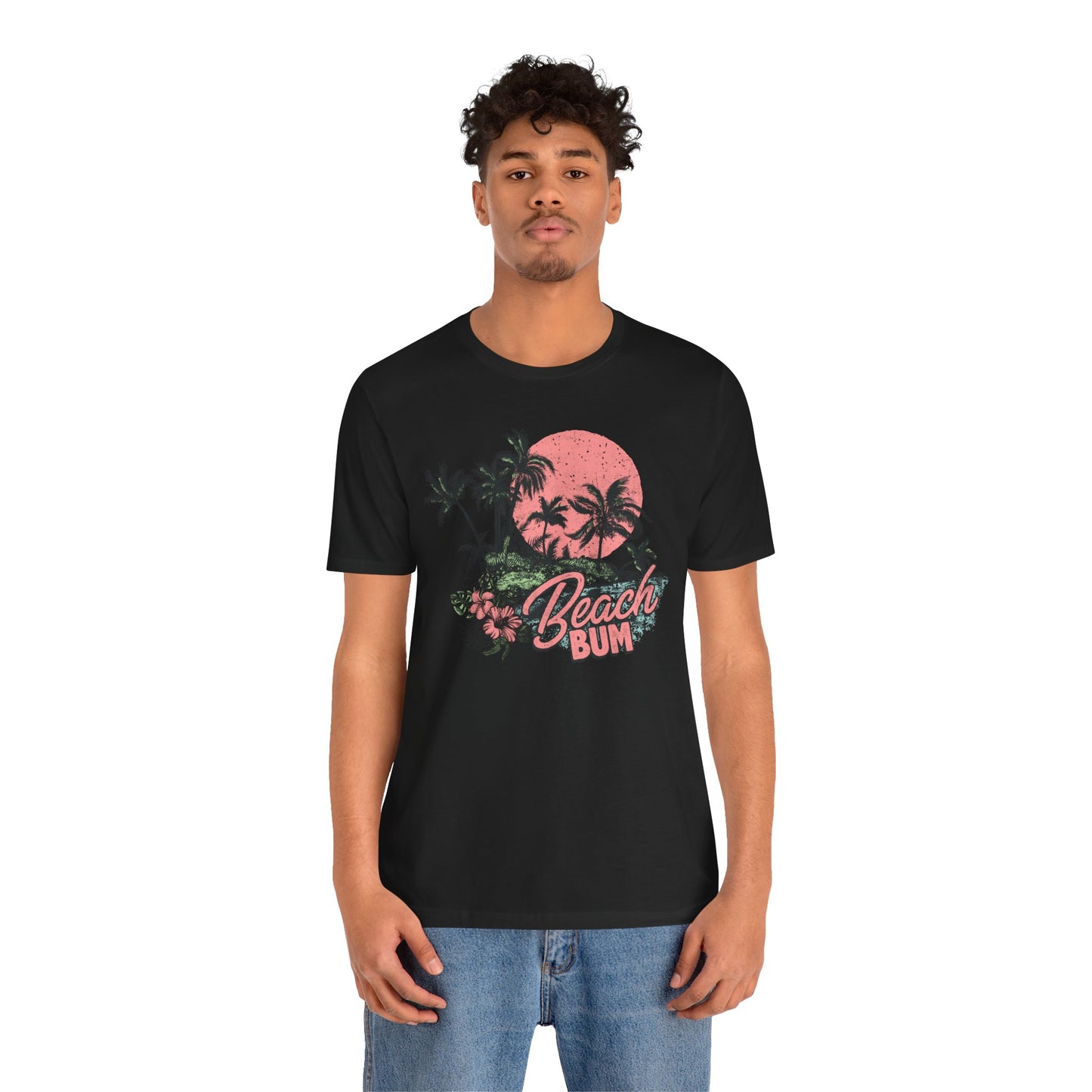 Beach Bum Unisex Short Sleeve Tee - Summer Vibes Shirt