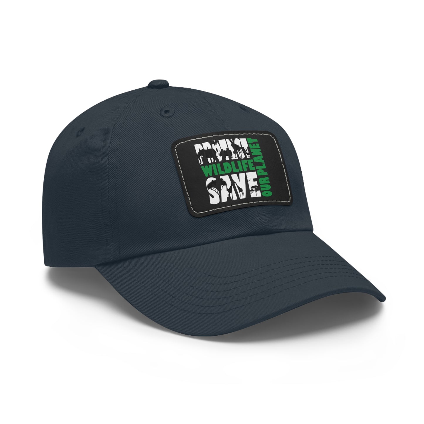 Wildlife & Planet Save Dad Hat with Leather Patch