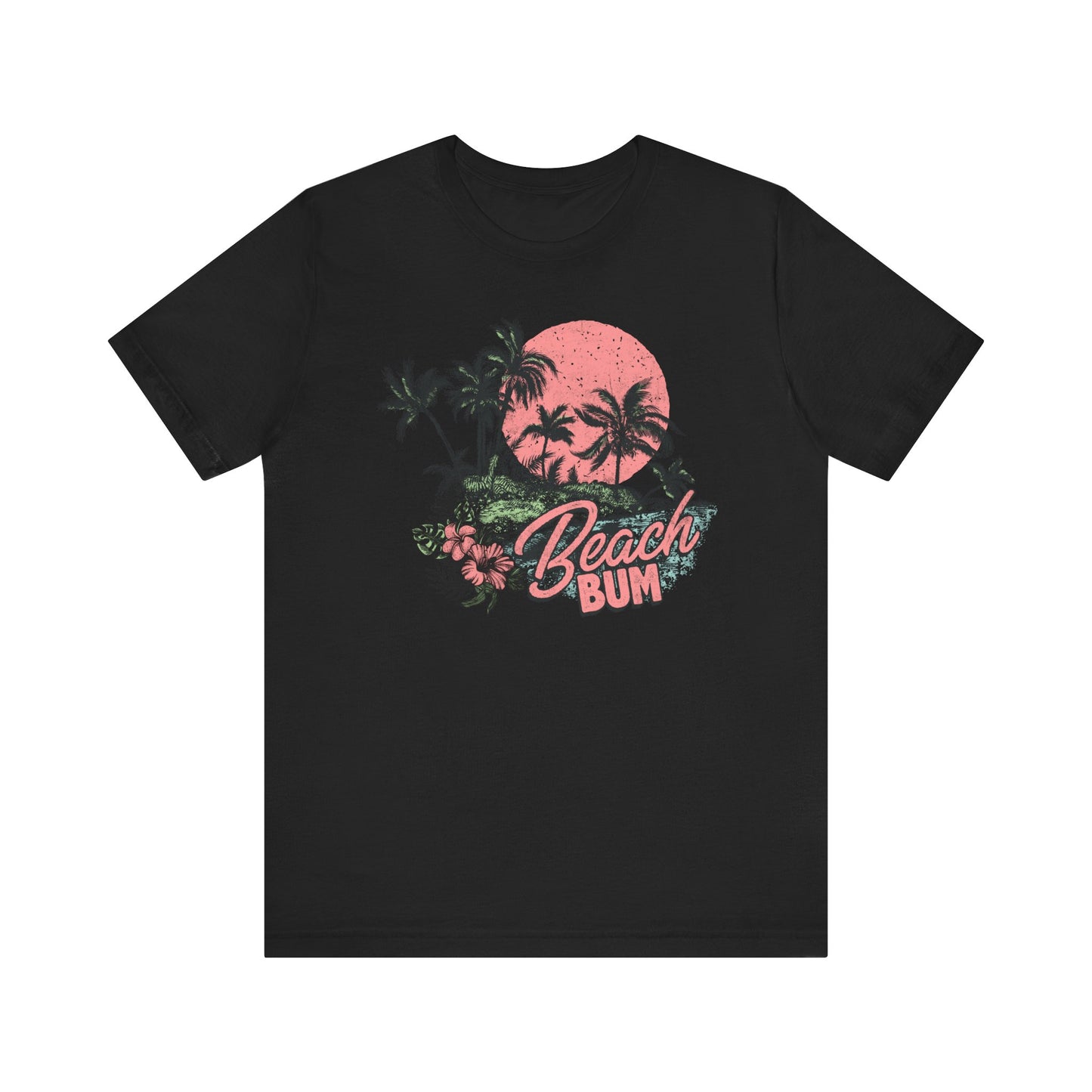 Beach Bum Unisex Short Sleeve Tee - Summer Vibes Shirt