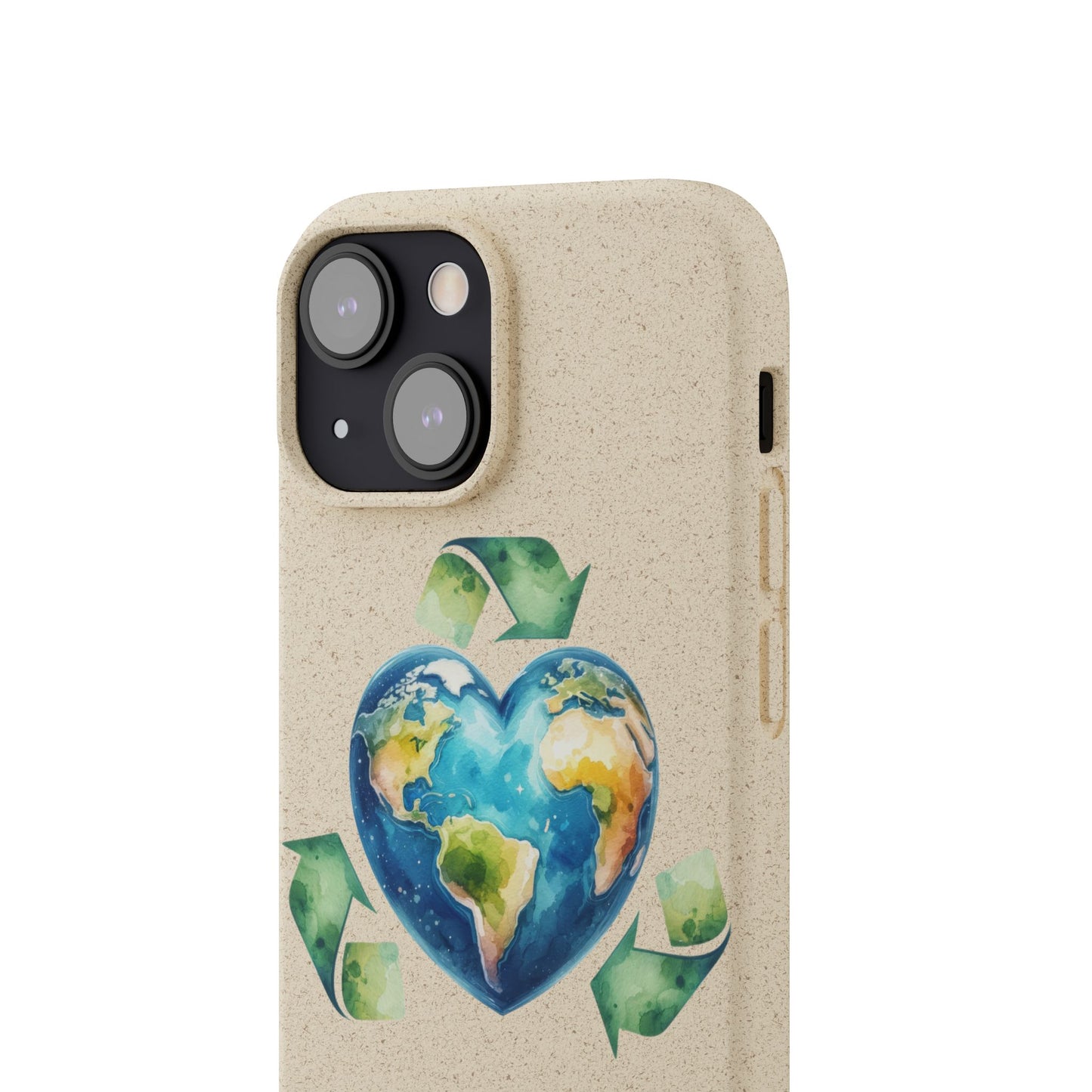 Cute Earth Design - Sustainable Living Biodegradable Phone Case