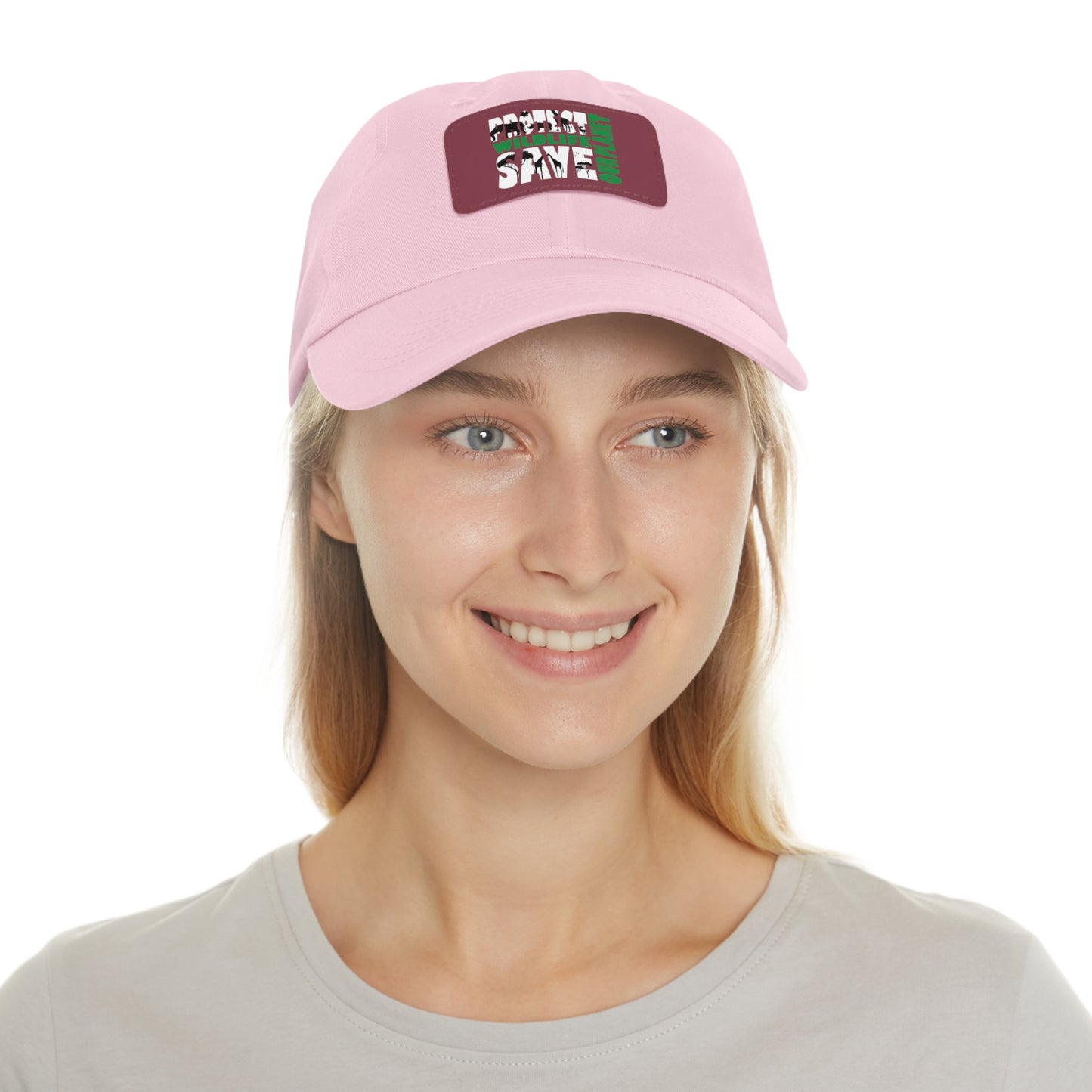 Wildlife & Planet Save Dad Hat with Leather Patch