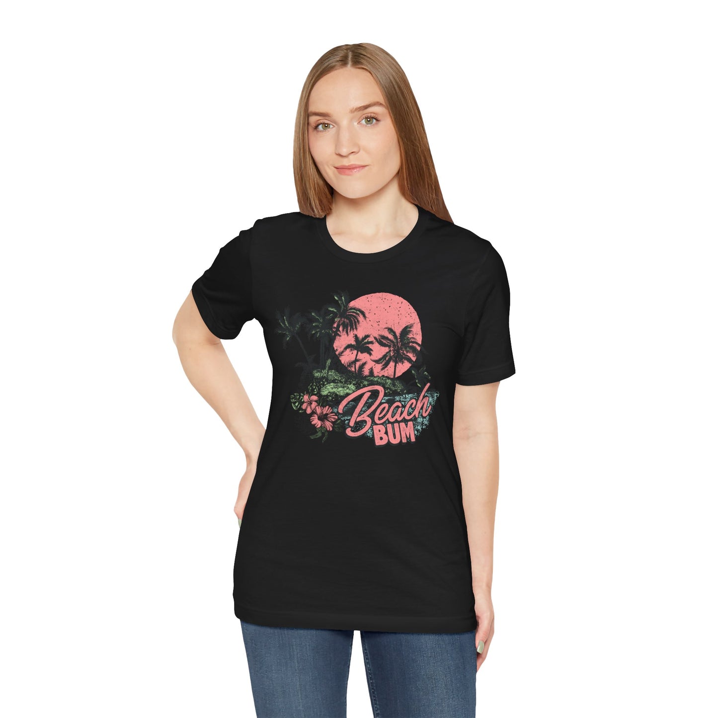 Beach Bum Unisex Short Sleeve Tee - Summer Vibes Shirt