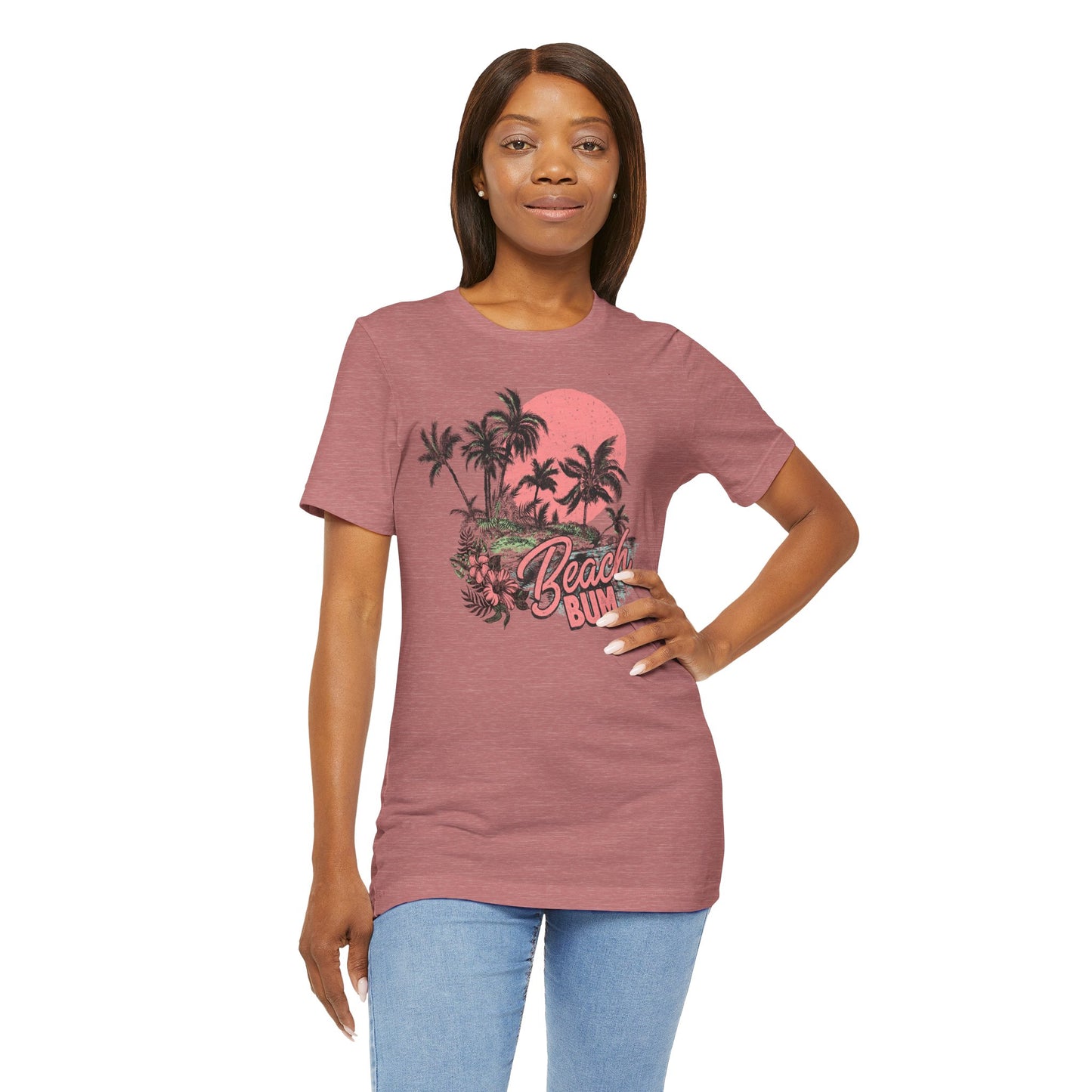 Beach Bum Unisex Short Sleeve Tee - Summer Vibes Shirt