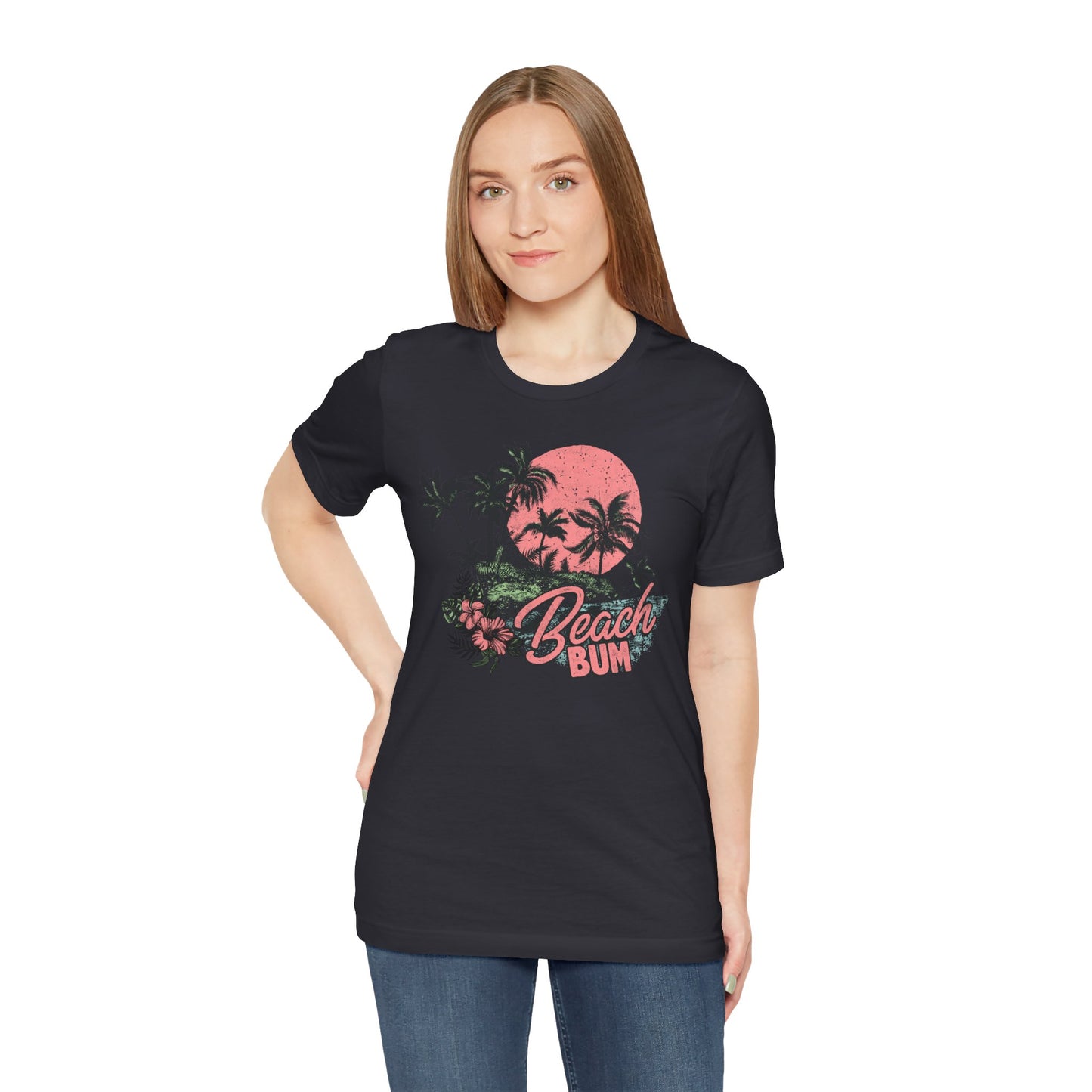Beach Bum Unisex Short Sleeve Tee - Summer Vibes Shirt